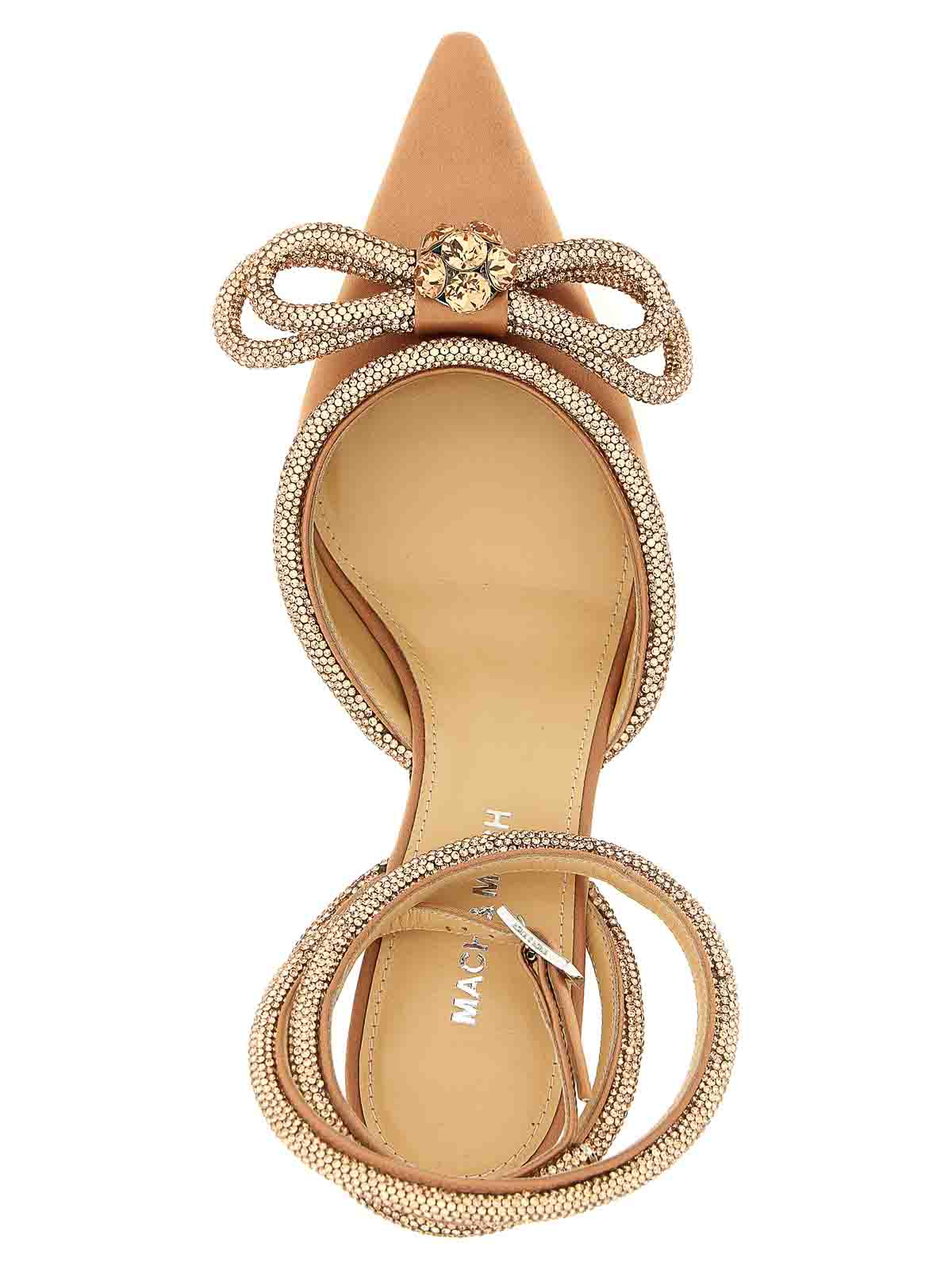 Mach&mach Double Bow Pumps In Neutral