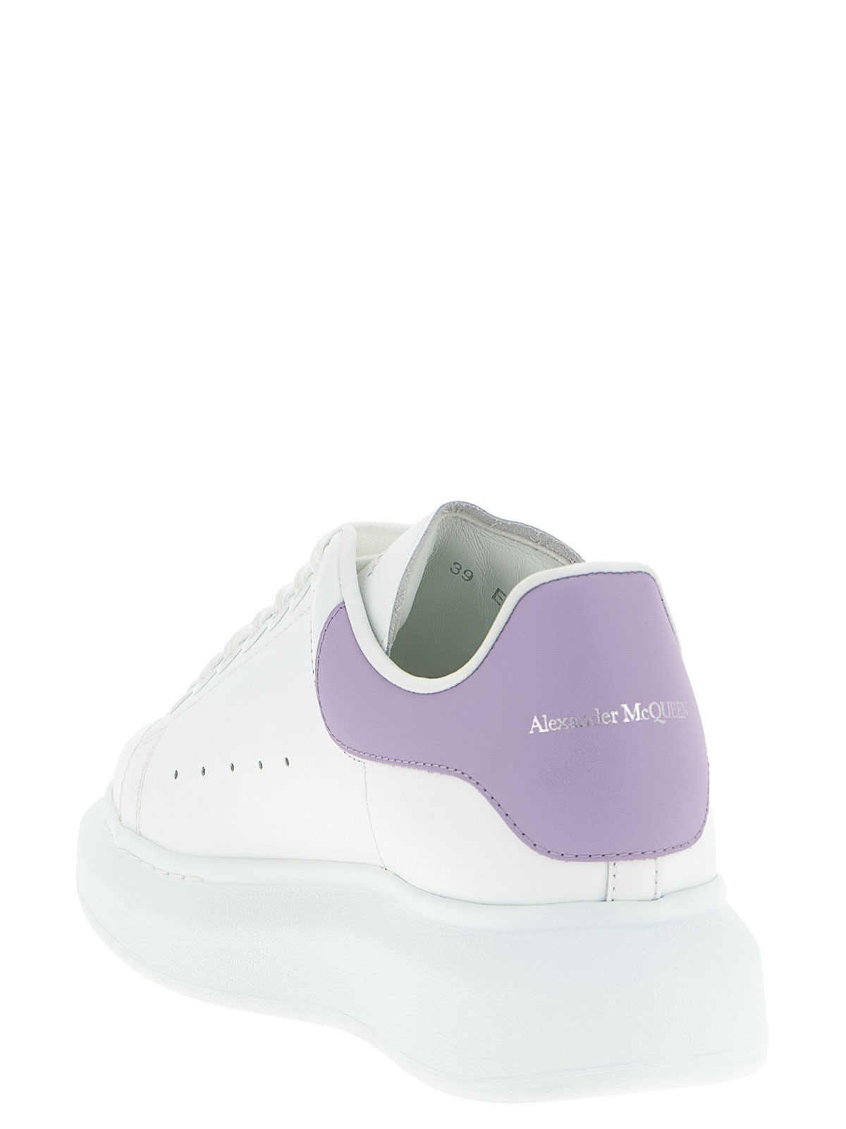 Alexander Mcqueen Leather Oversized Sneakers In Yellow