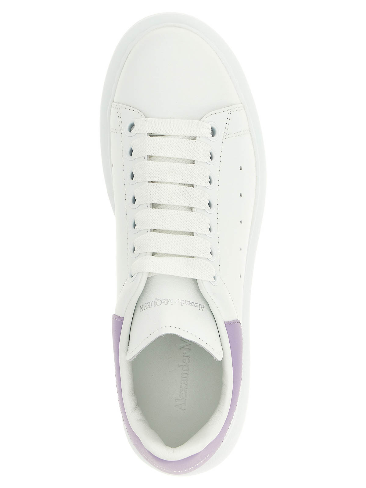 Alexander Mcqueen Leather Oversized Sneakers In Yellow