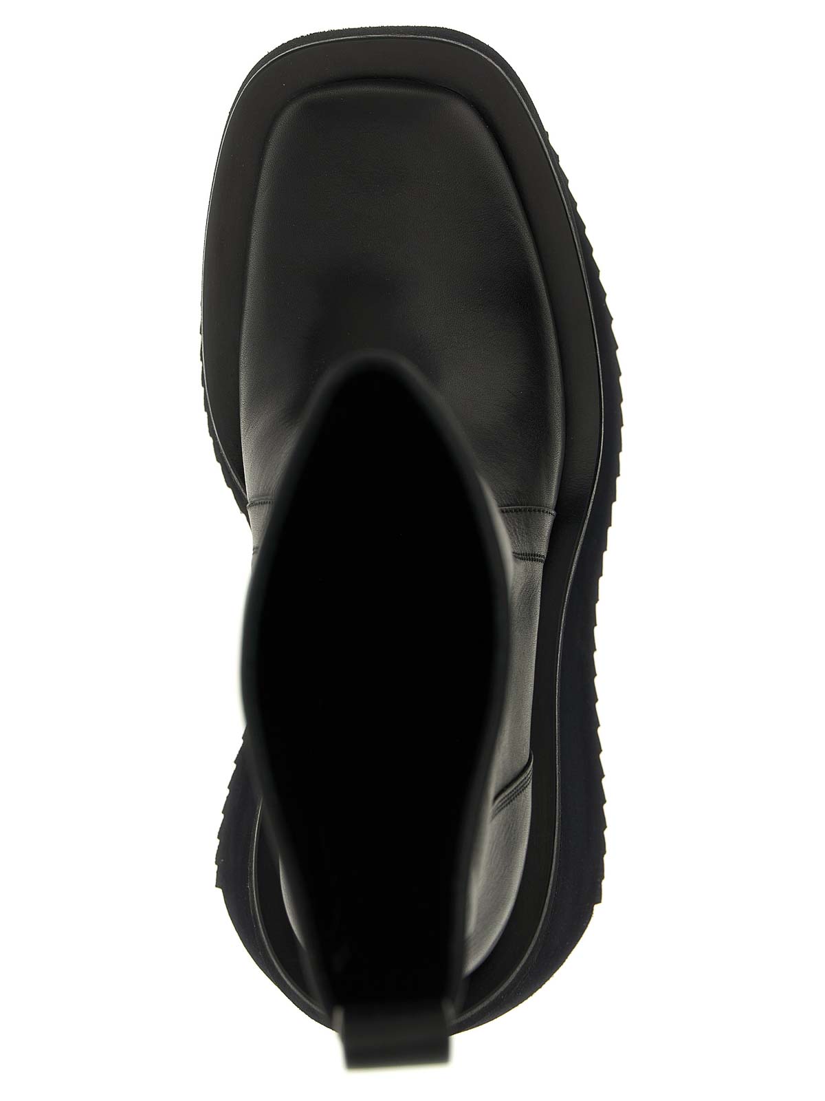 Rick Owens Factory Ankle Boots In Black
