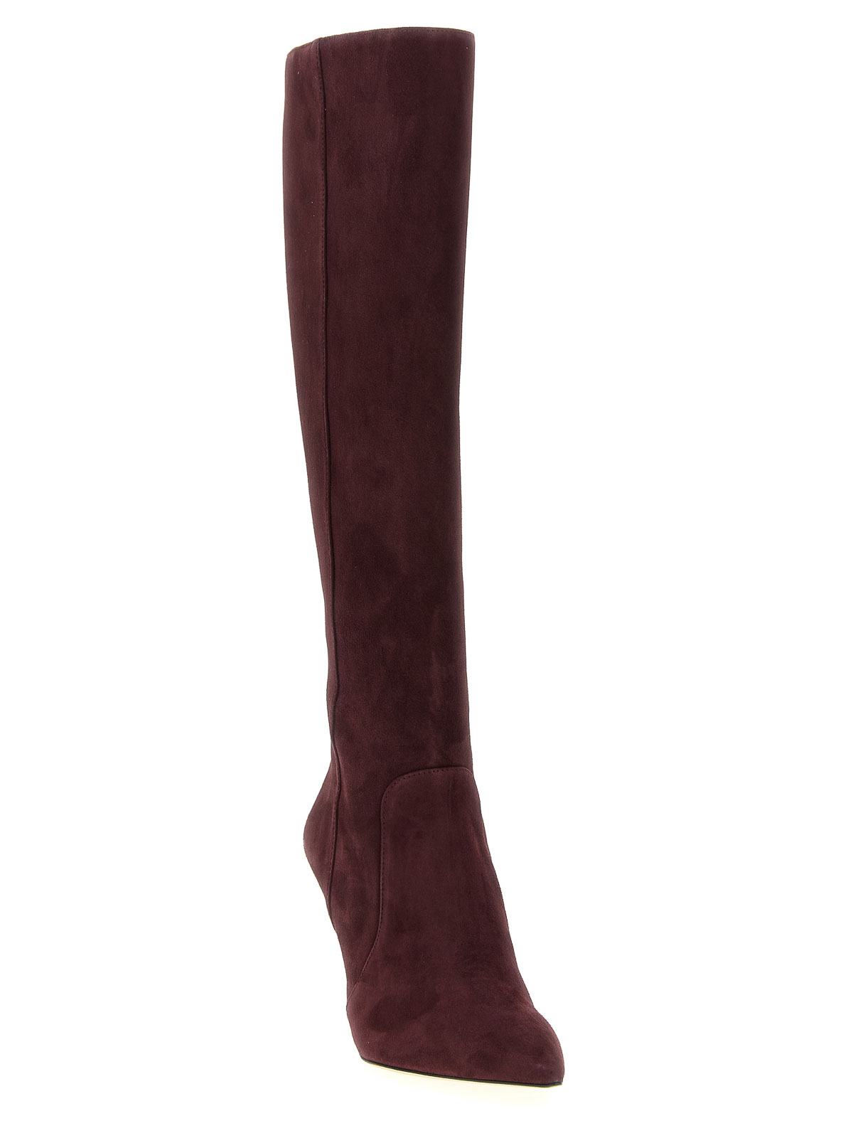 Stuart Weitzman 85mm Vinnie Side-zip Boots In Red