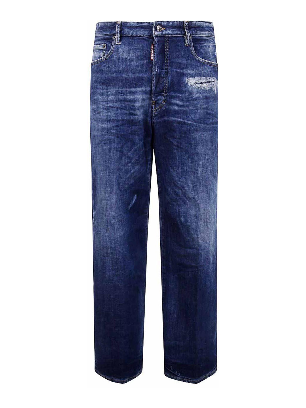 Dsquared2 Jeans With Experienced Effect In Blue