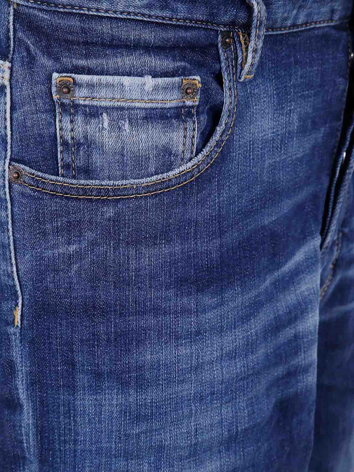 Dsquared2 Jeans With Experienced Effect In Blue