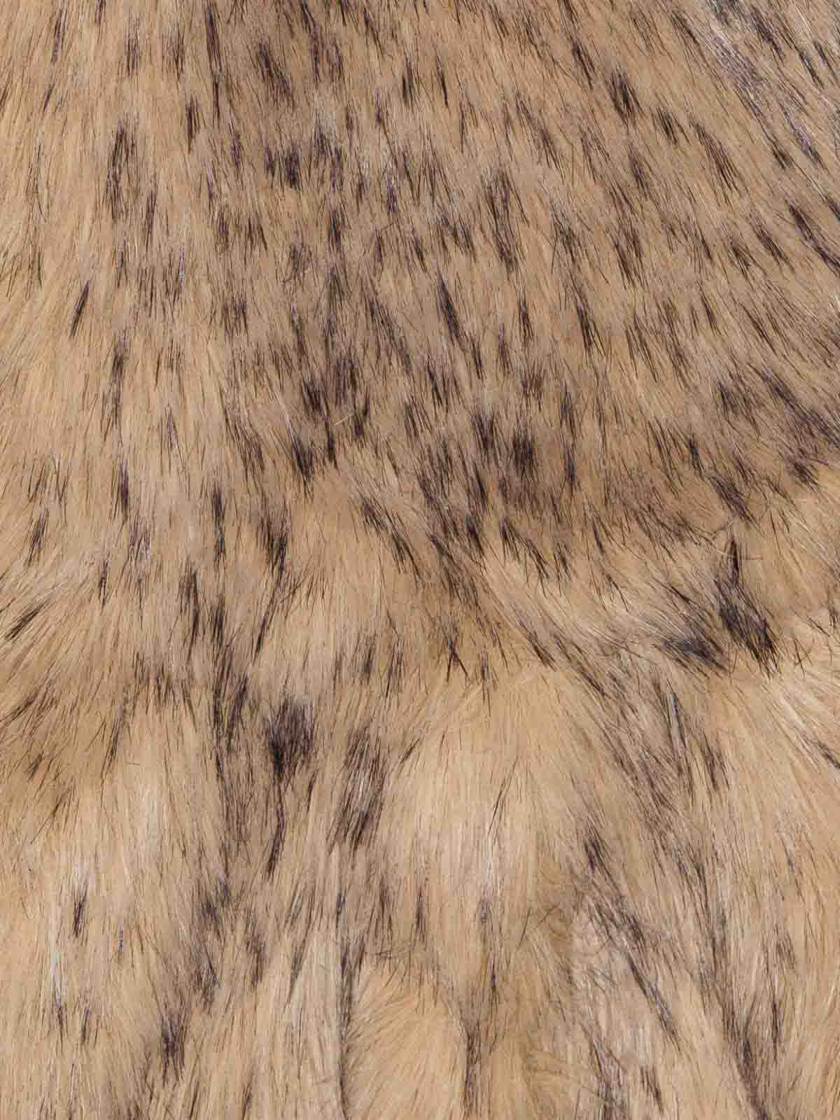 Rotate Birger Christensen Scarf With Ruches In Brown