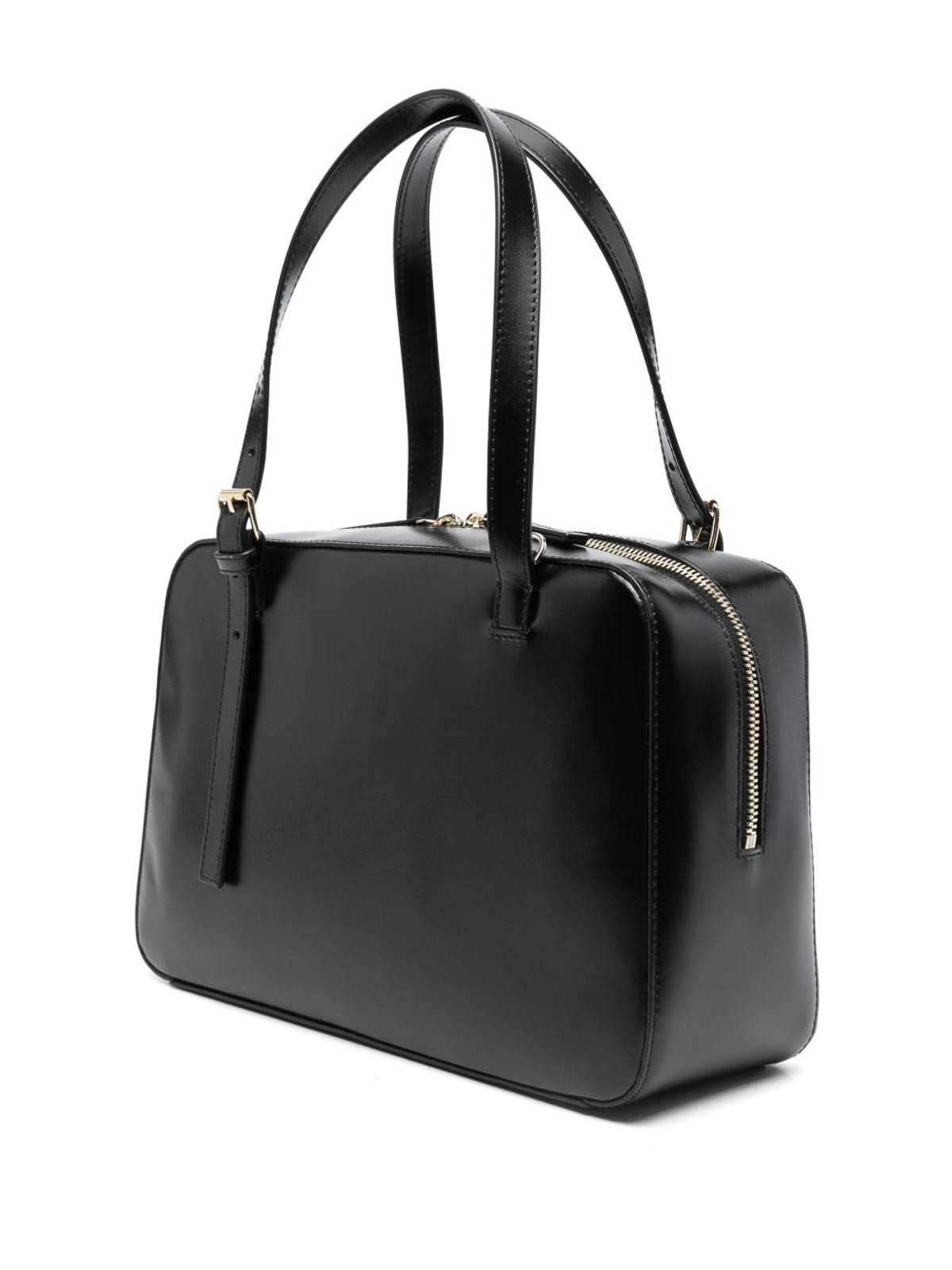 Apc Black Shoulder Bag With Versatile Carrying Options In Black