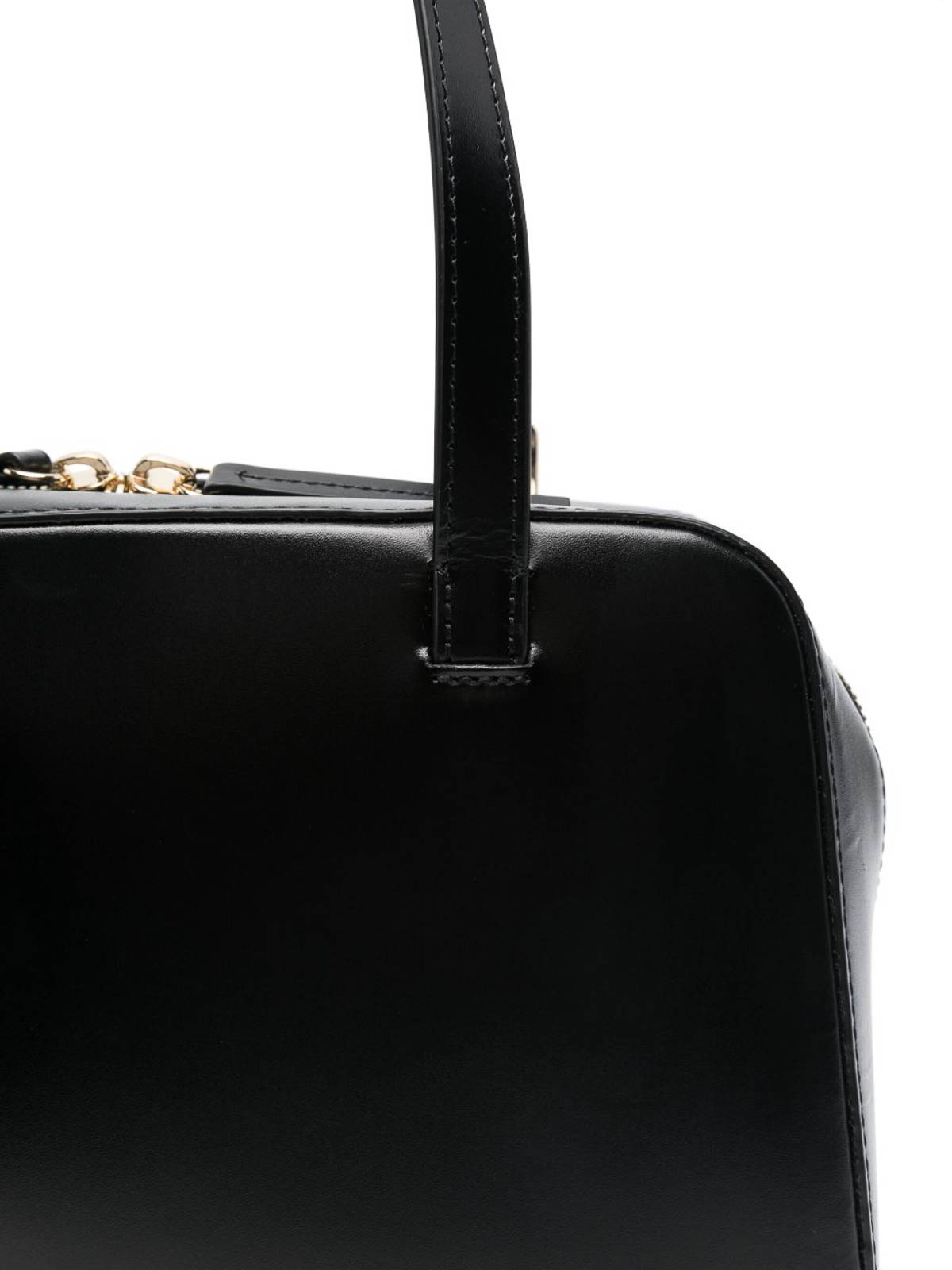 Apc Black Shoulder Bag With Versatile Carrying Options In Black