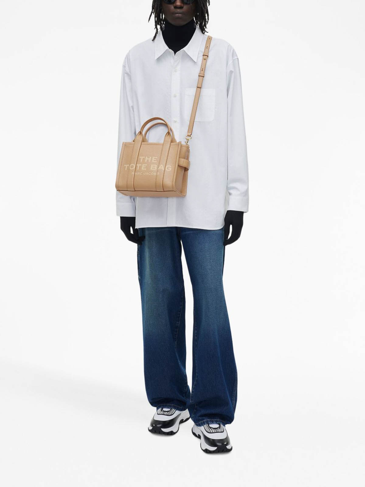 Marc Jacobs The Small Tote Stock Exchange In Sand