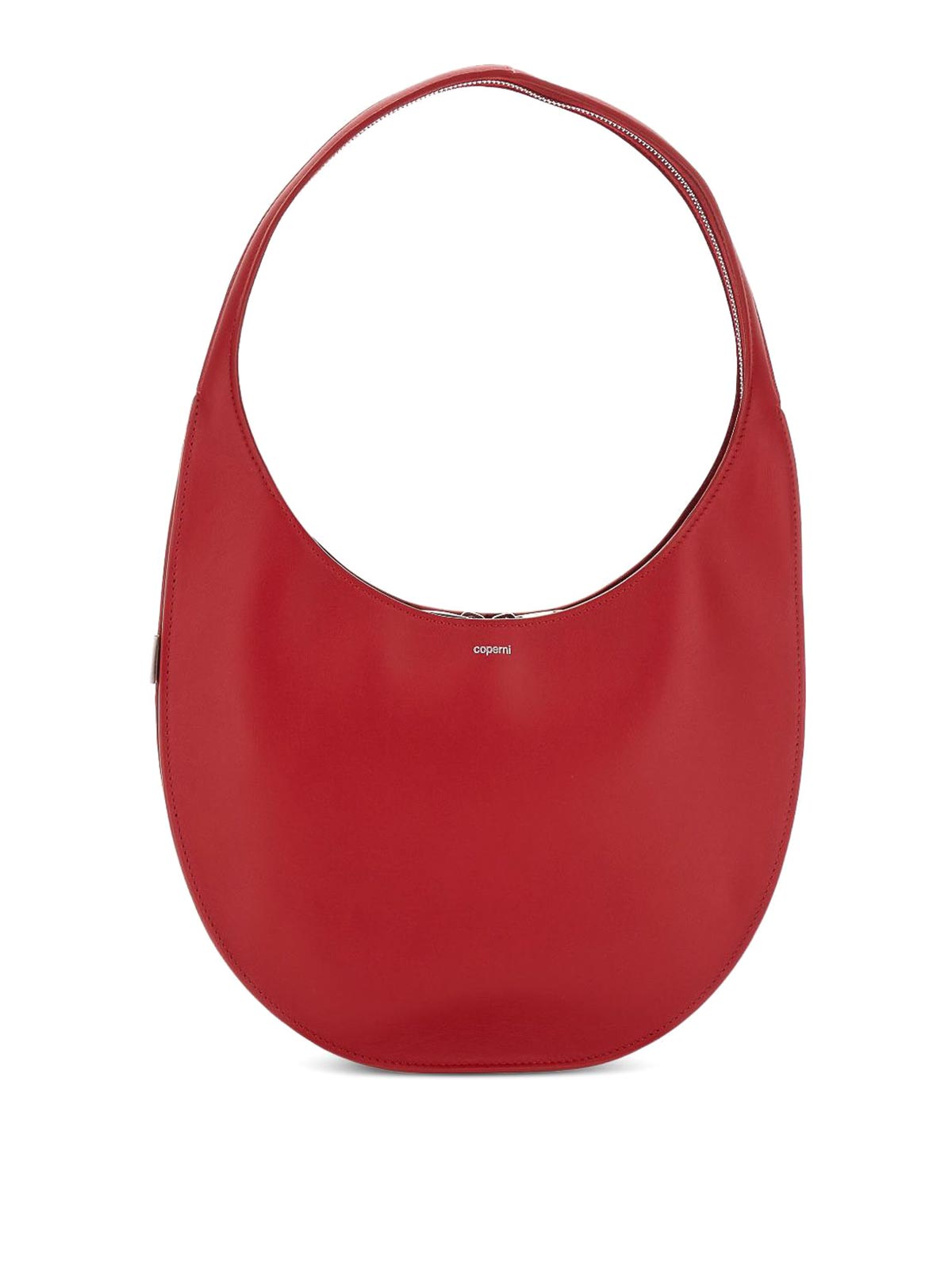 Coperni Logo Detailed Medium Soft Tote Bag In Red