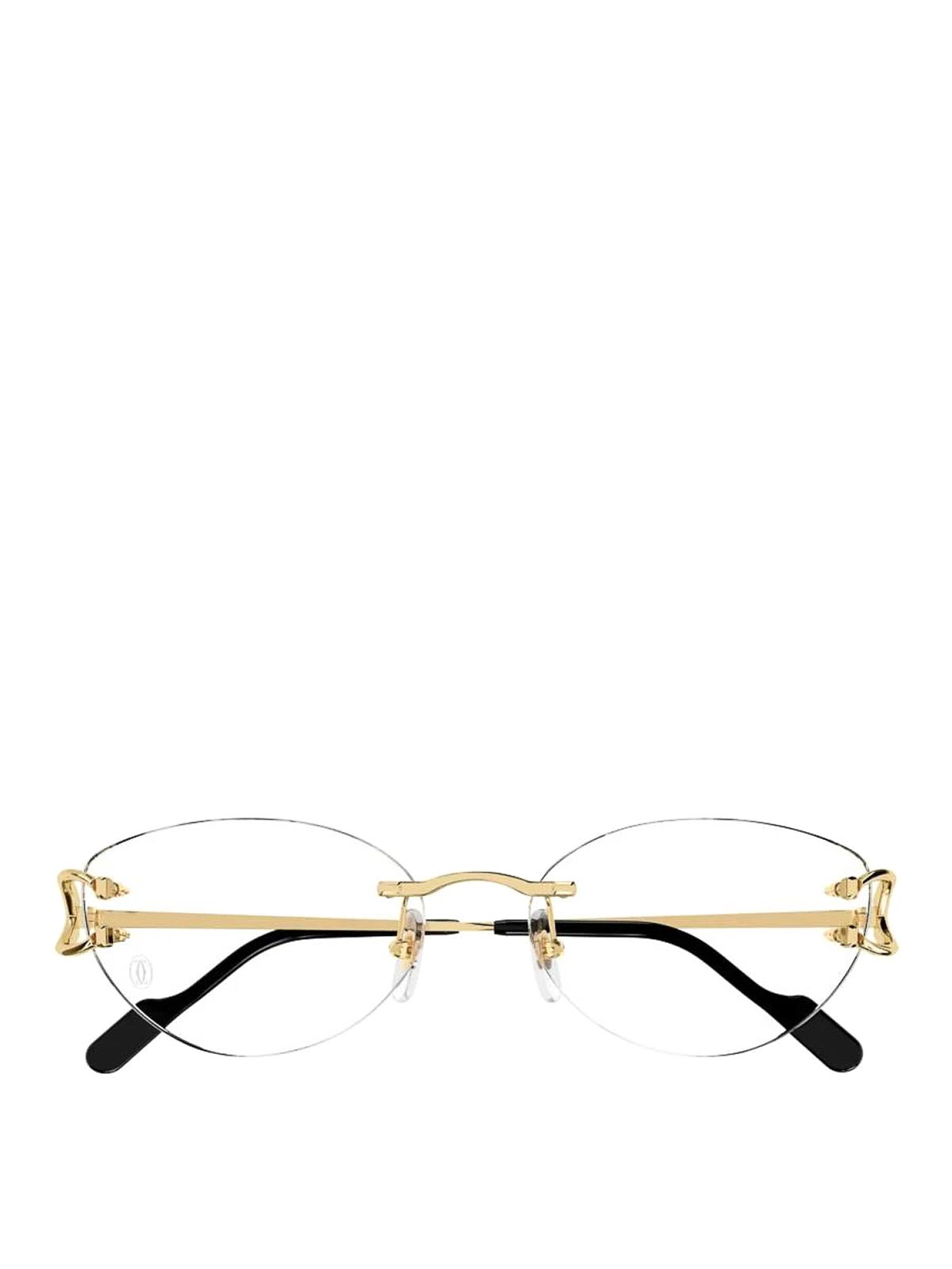 Cartier Glasses In Gold