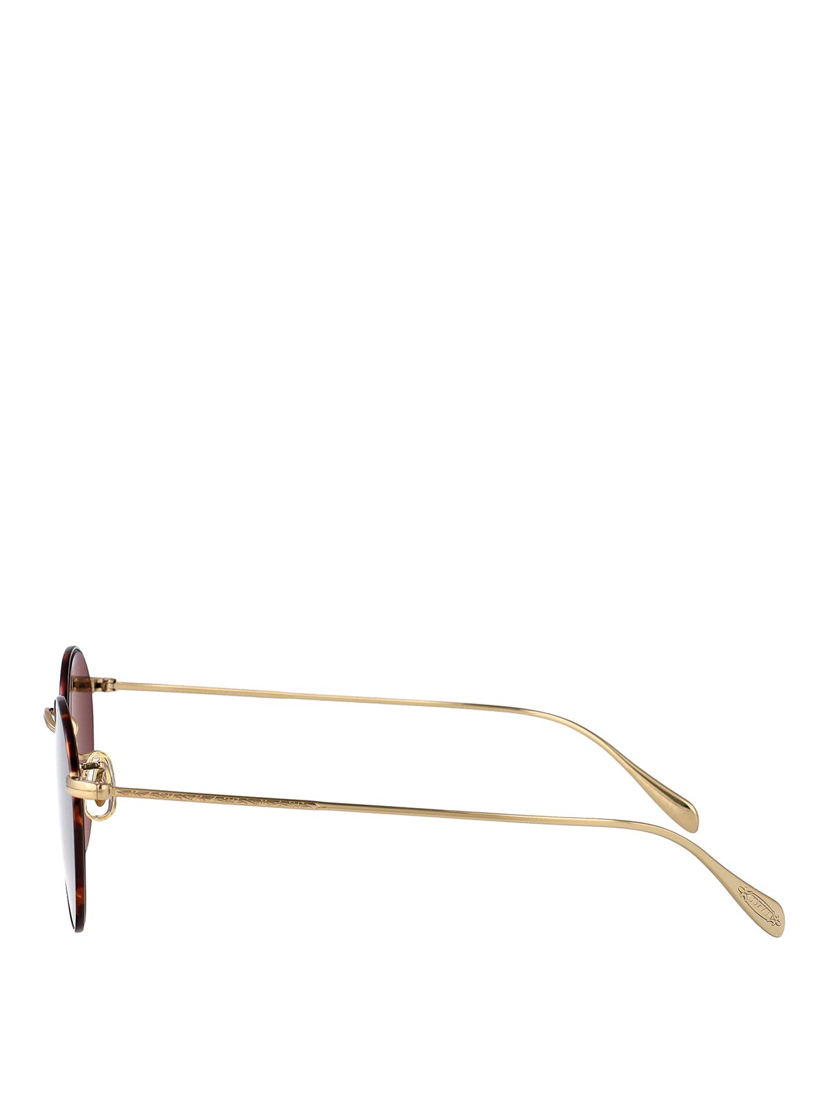 Oliver Peoples Coleridge Clip Sunglasses In Green