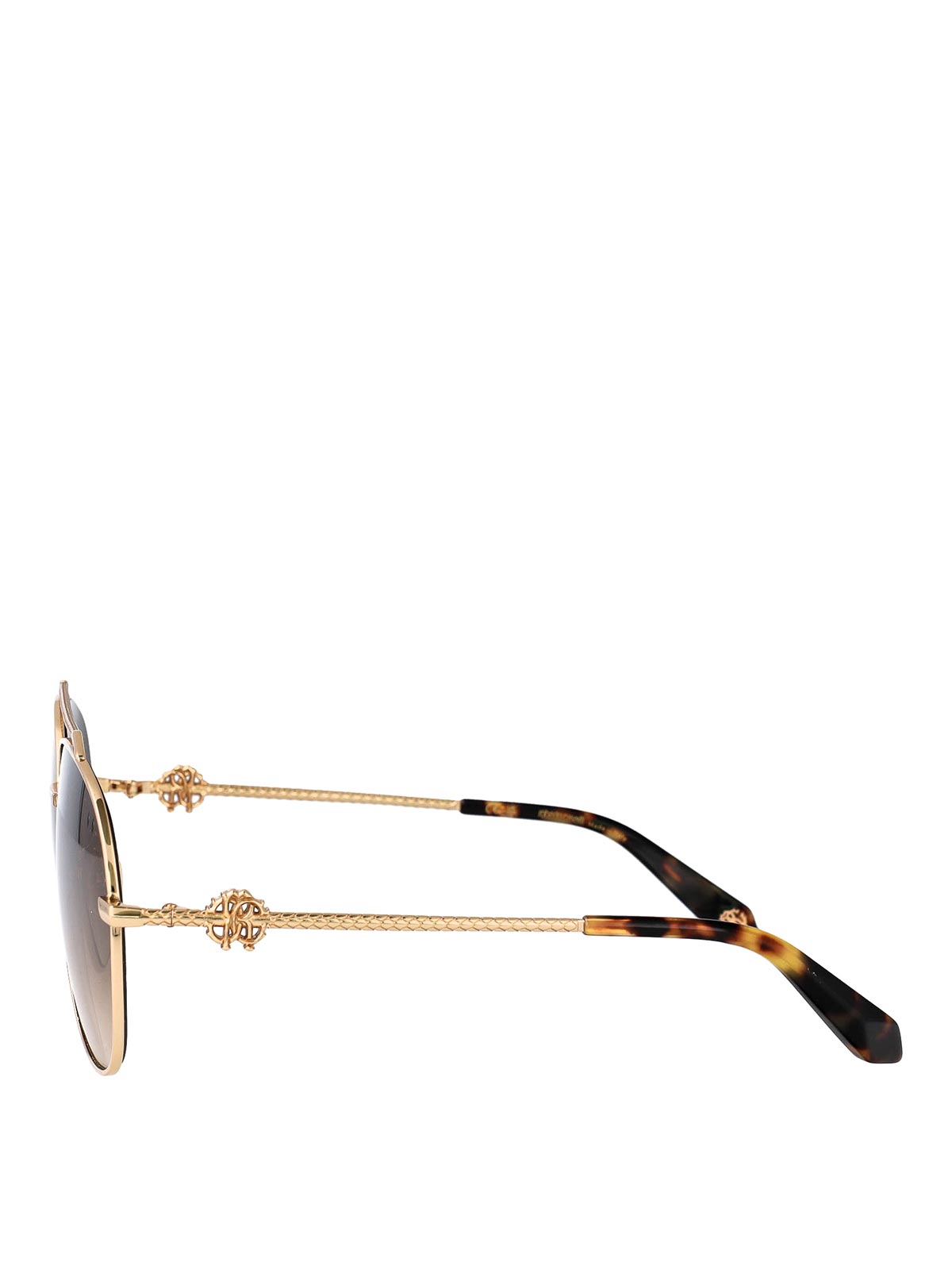 Roberto Cavalli Sunglasses In Gold