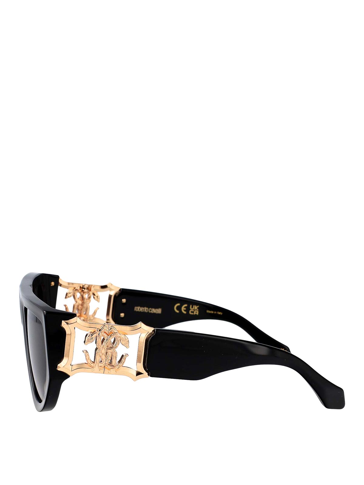 Roberto Cavalli Src063 Sunglasses In Black