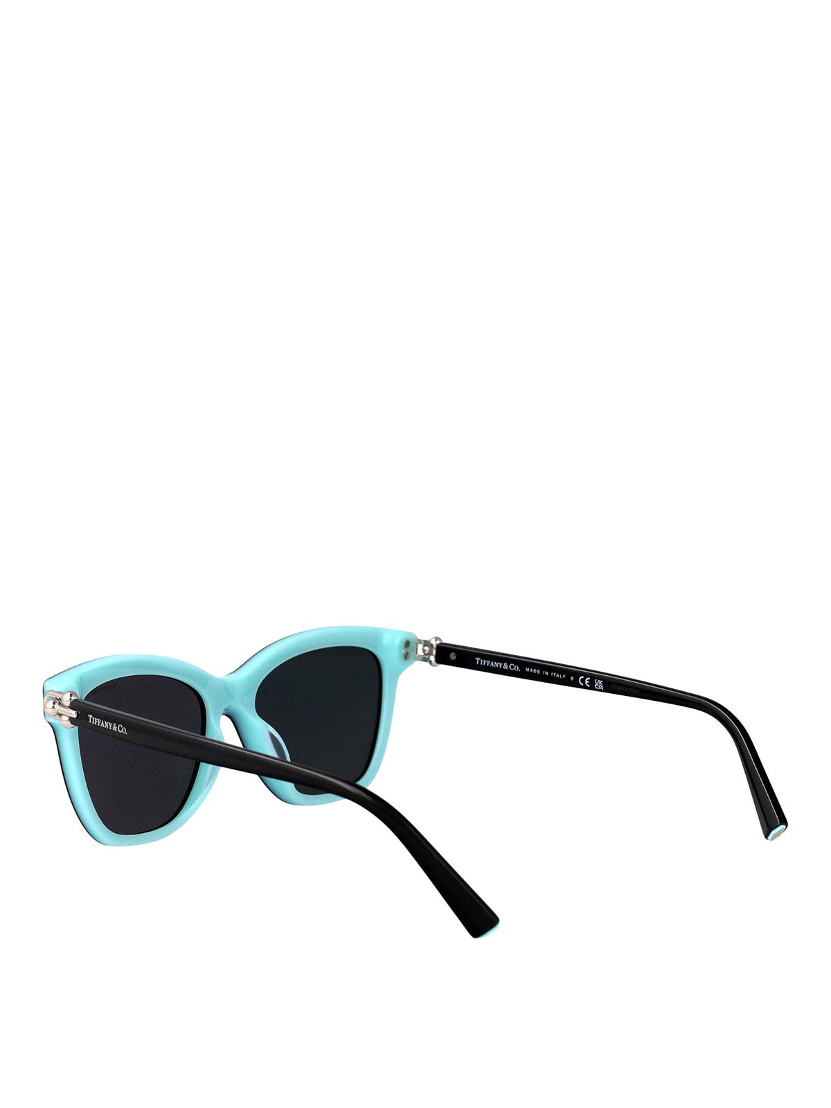 Tiffany & Co Black On Blue Tiffany Acetate Sunglasses In Black