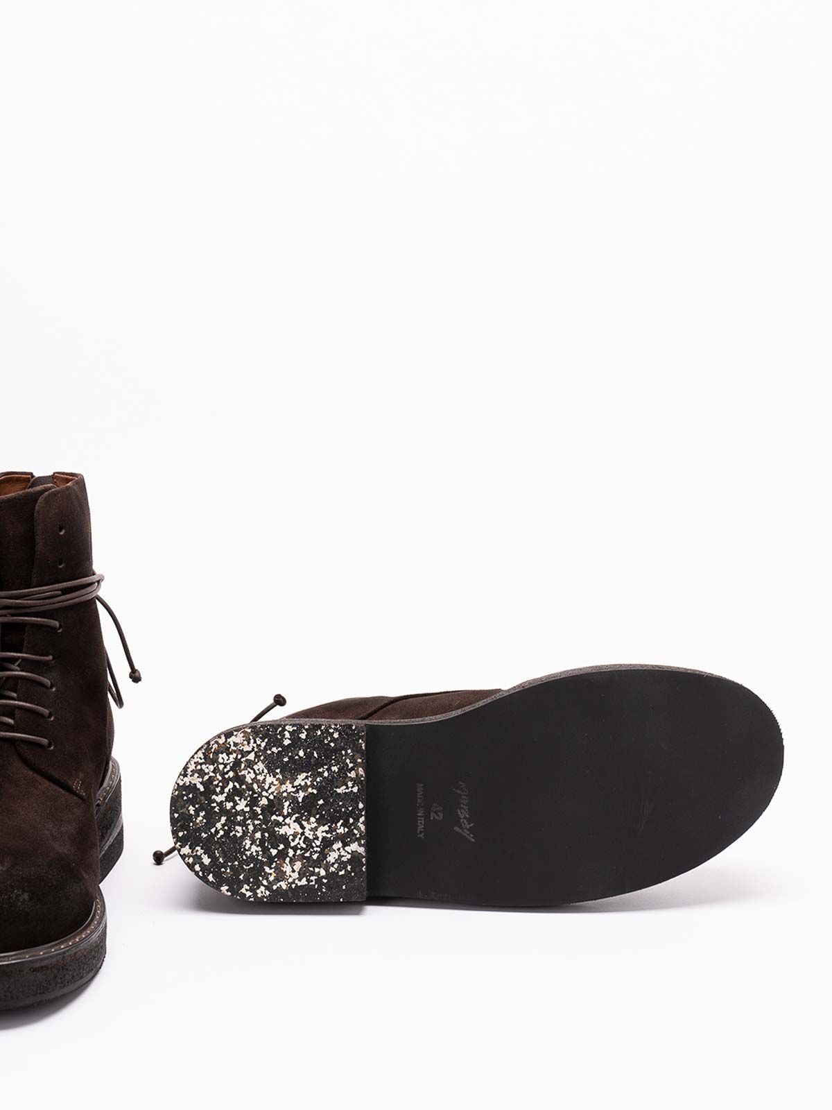 Marsèll Brown Parrucca Lace Up Ankle In Brown