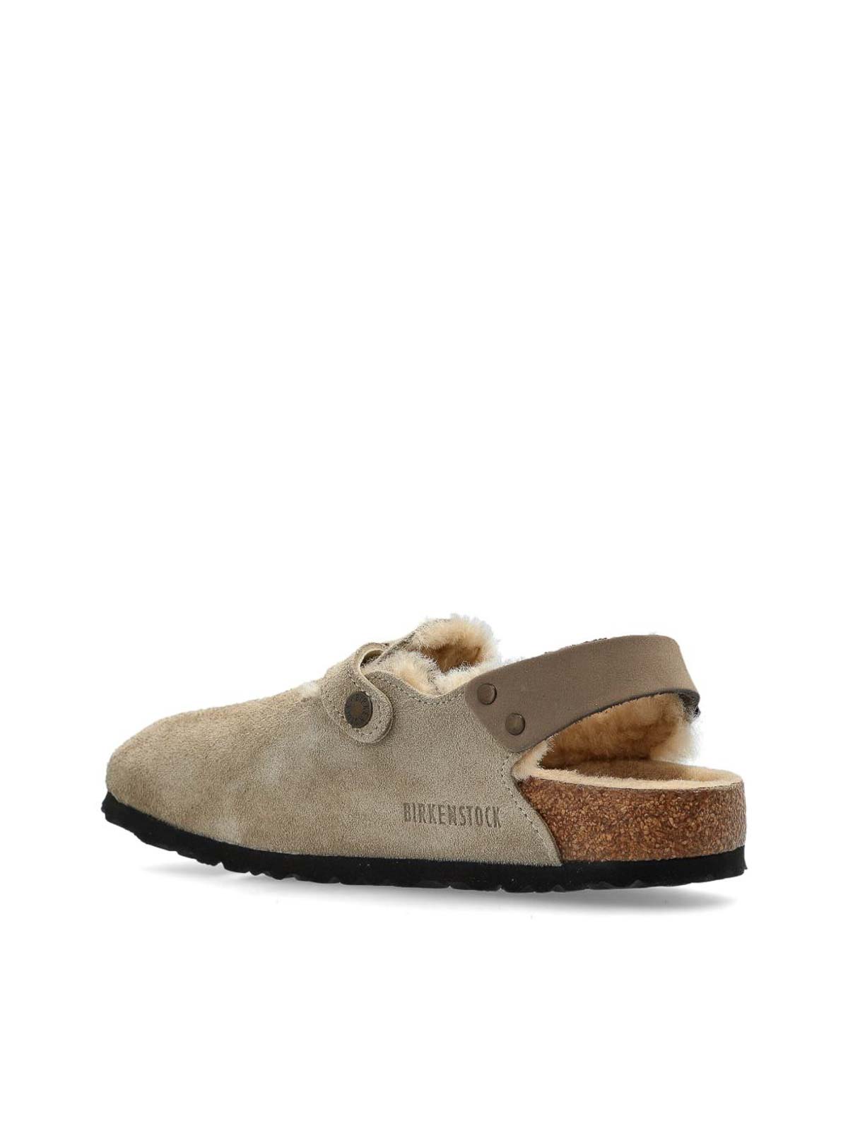Birkenstock Closed-toe Suede Sandals With Adjustable Buckle In Multi