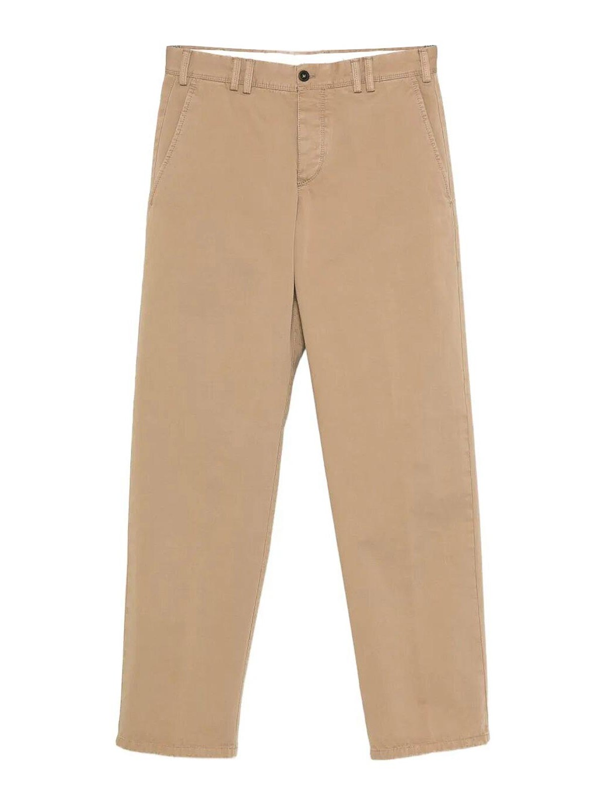 Pt Torino Tailored Trousers Featuring Functional Pockets In Brown