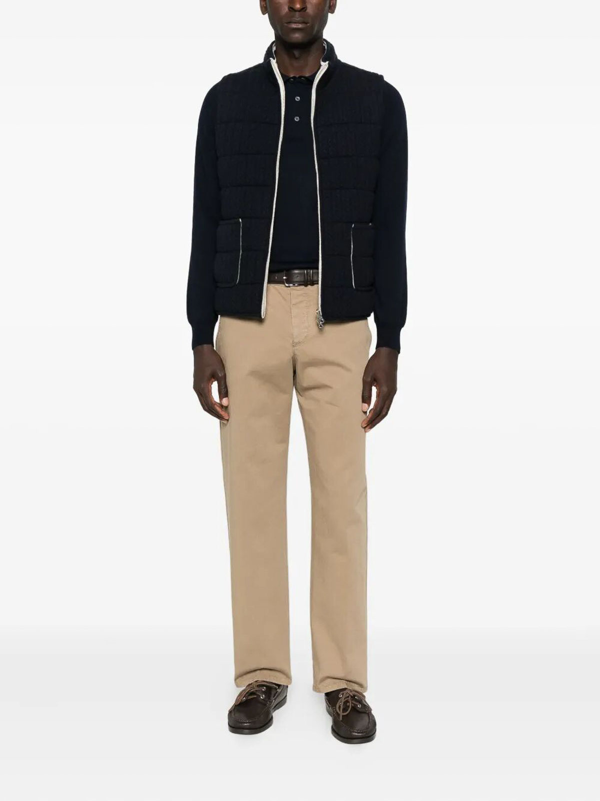 Pt Torino Tailored Trousers Featuring Functional Pockets In Brown