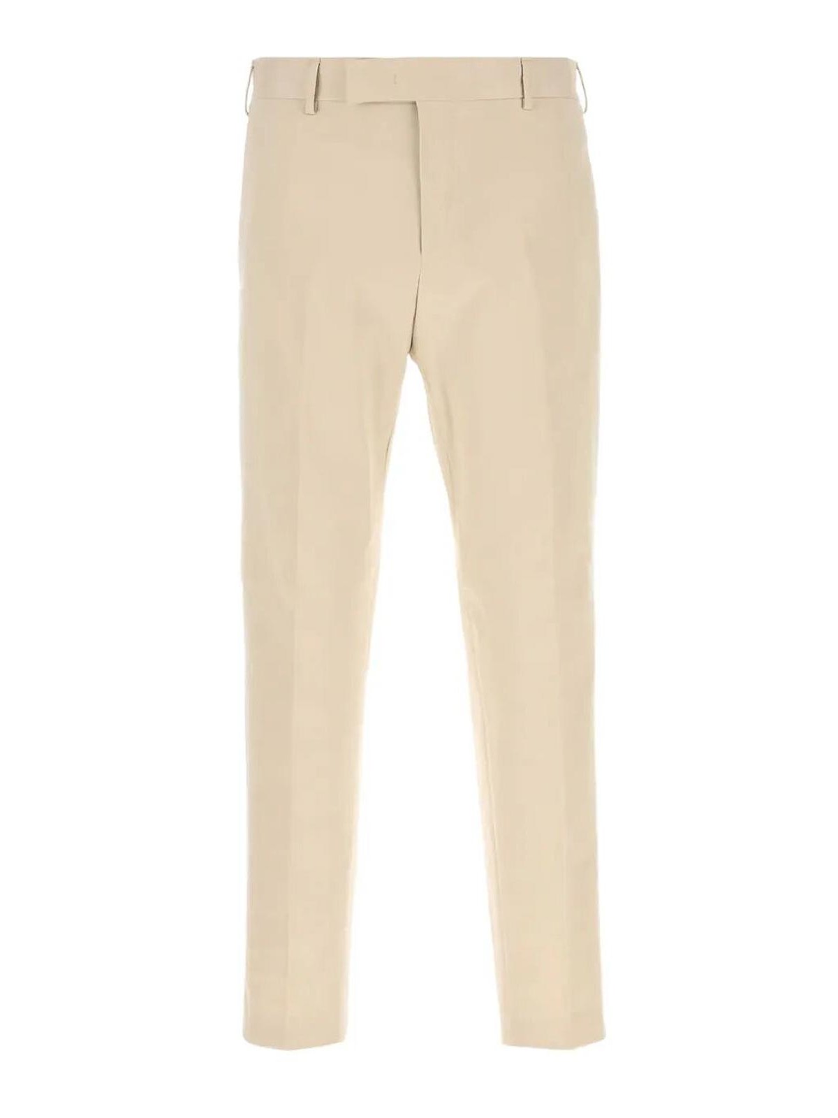 Pt Torino Rebel Pressed-crease Cotton Trousers In Pink