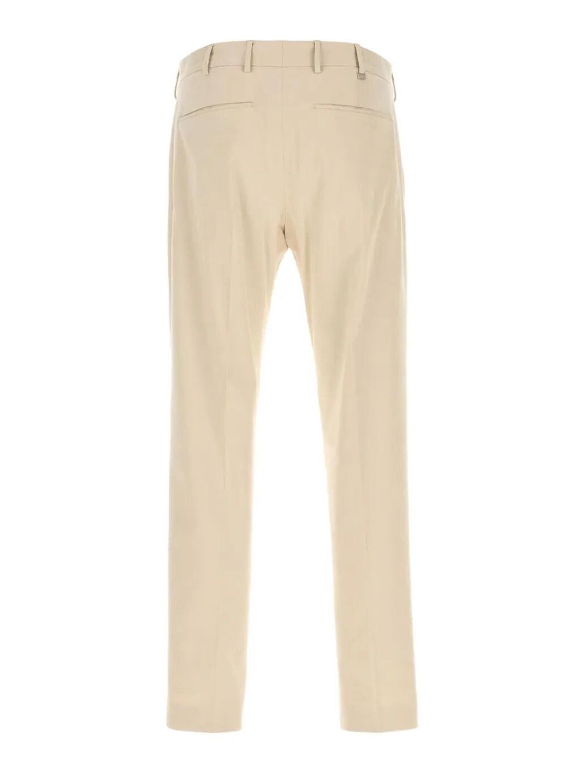 Pt Torino Rebel Pressed-crease Cotton Trousers In Pink