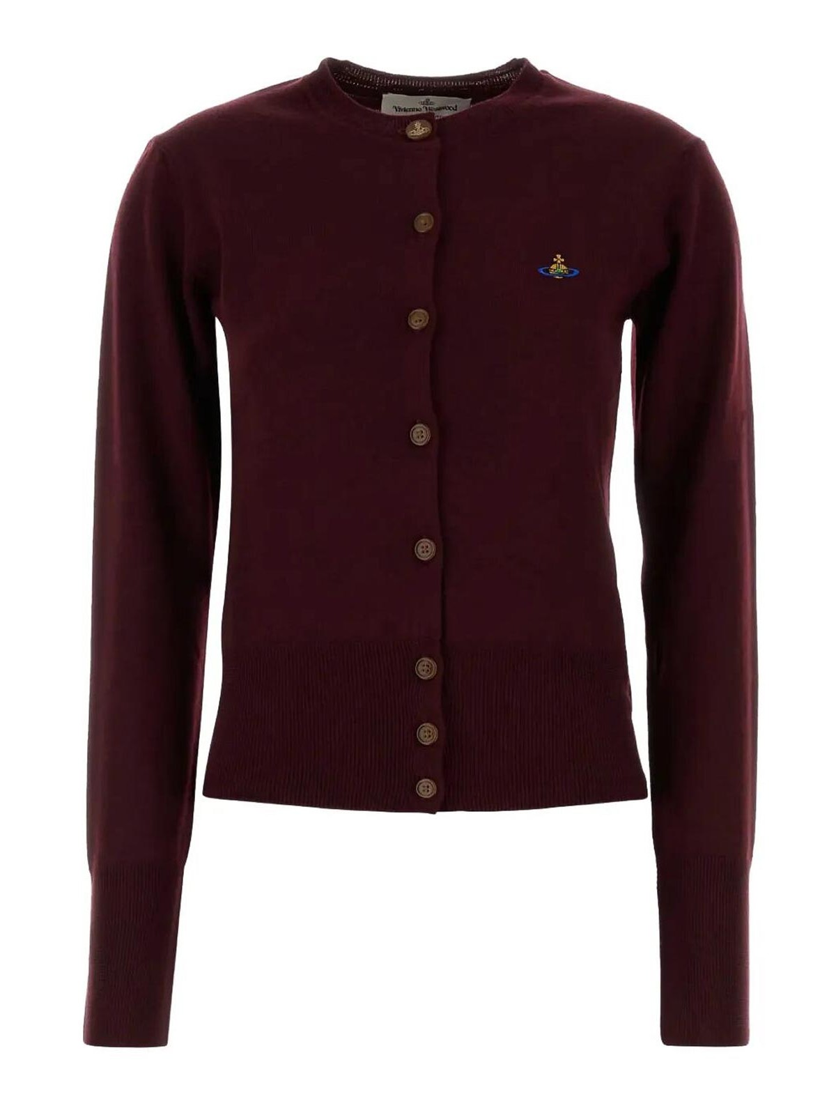 Vivienne Westwood Bea Wool Cardigan In Black
