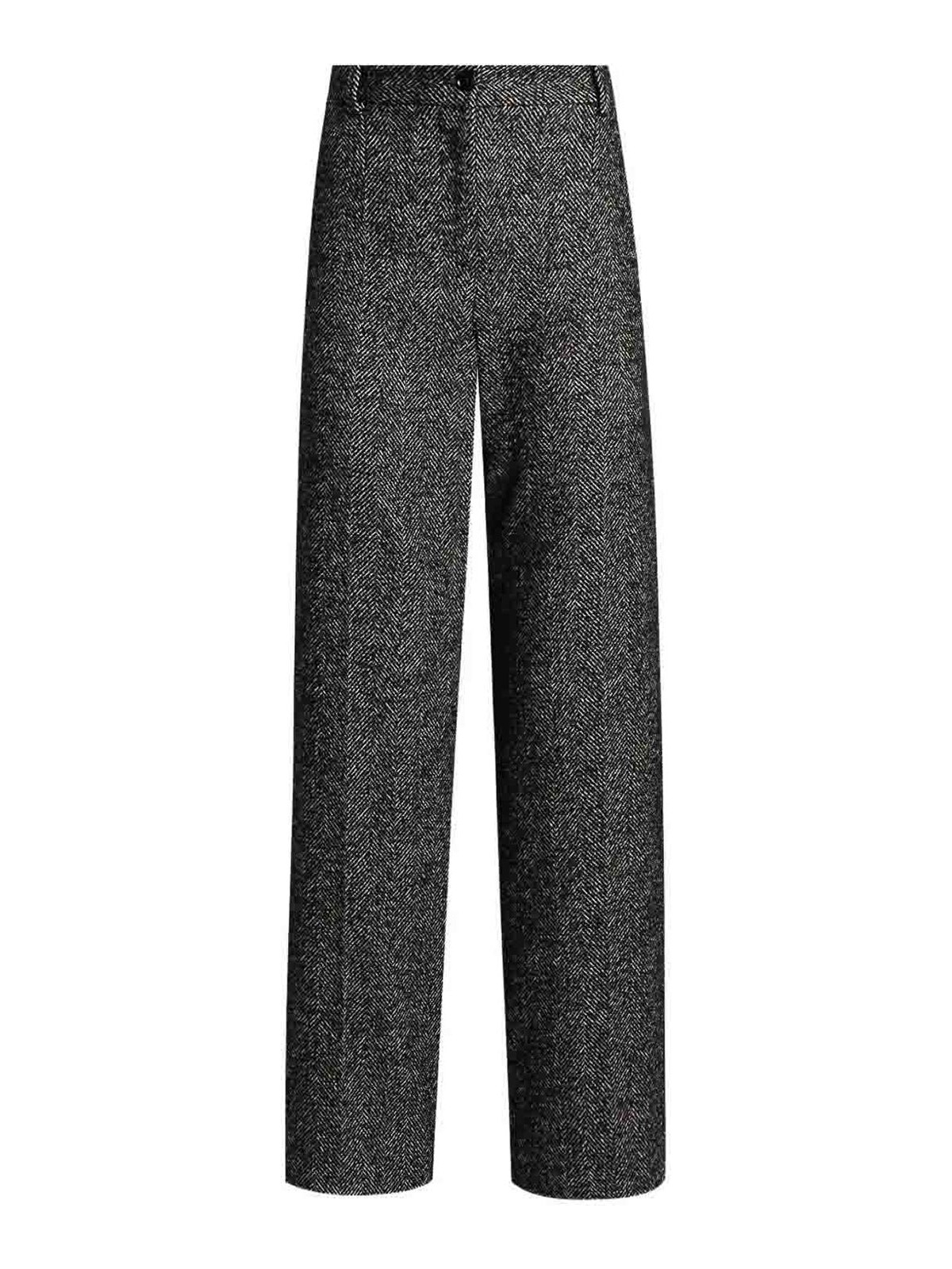 Dolce & Gabbana Pants In Gray