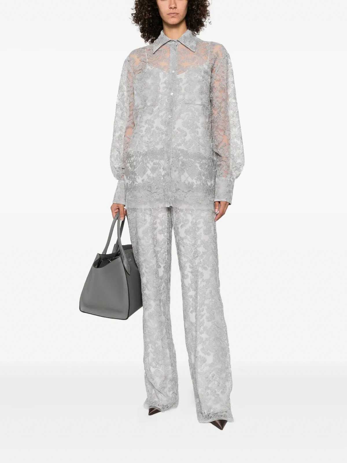 Ermanno Scervino Pants In Gray