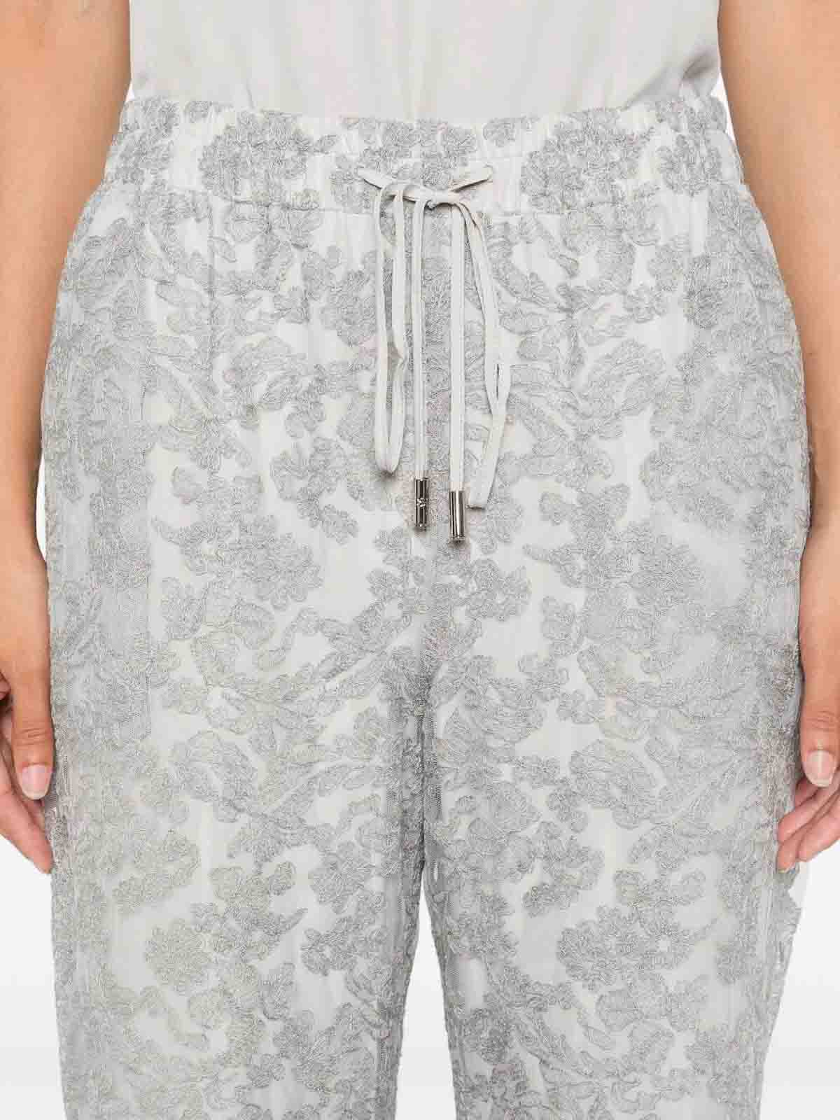 Ermanno Scervino Pants In Gray