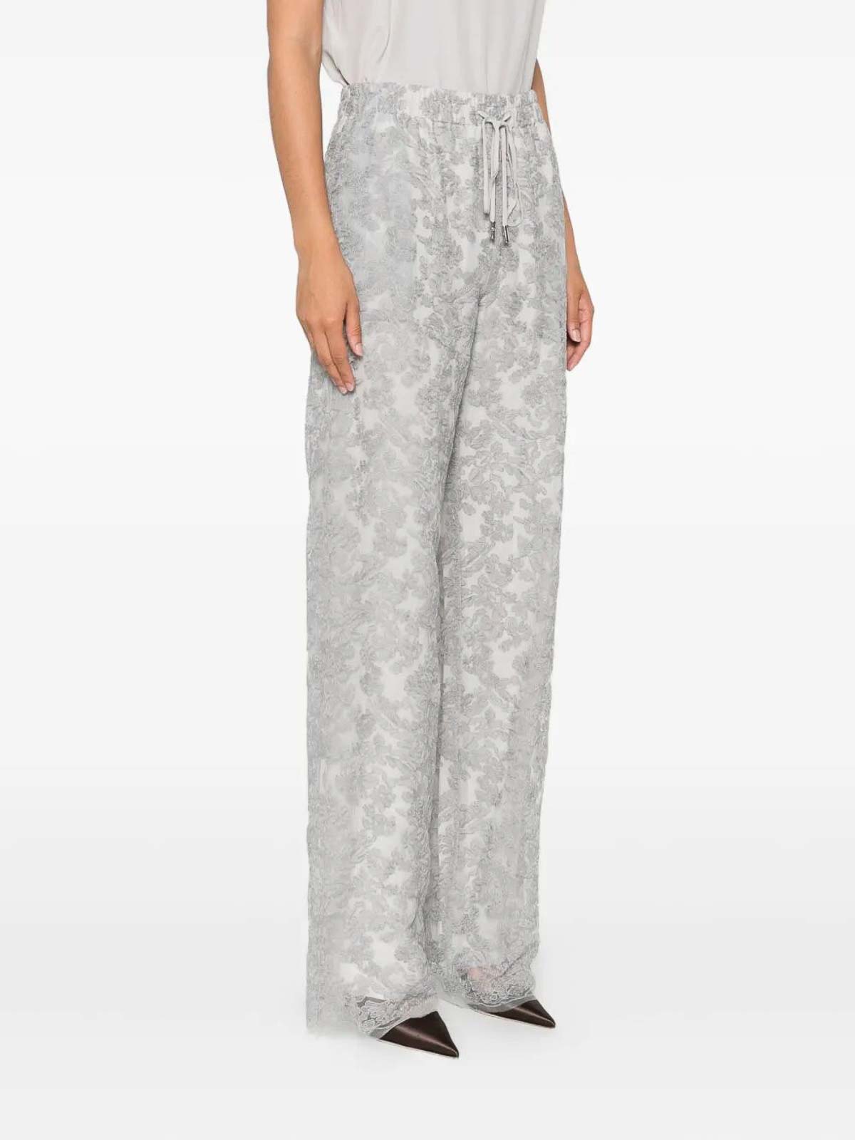 Ermanno Scervino Pants In Gray