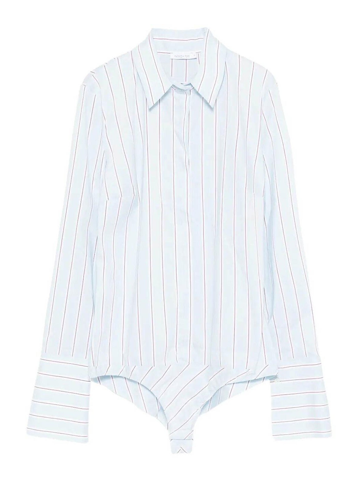 Patrizia Pepe Body Shirt In Blue