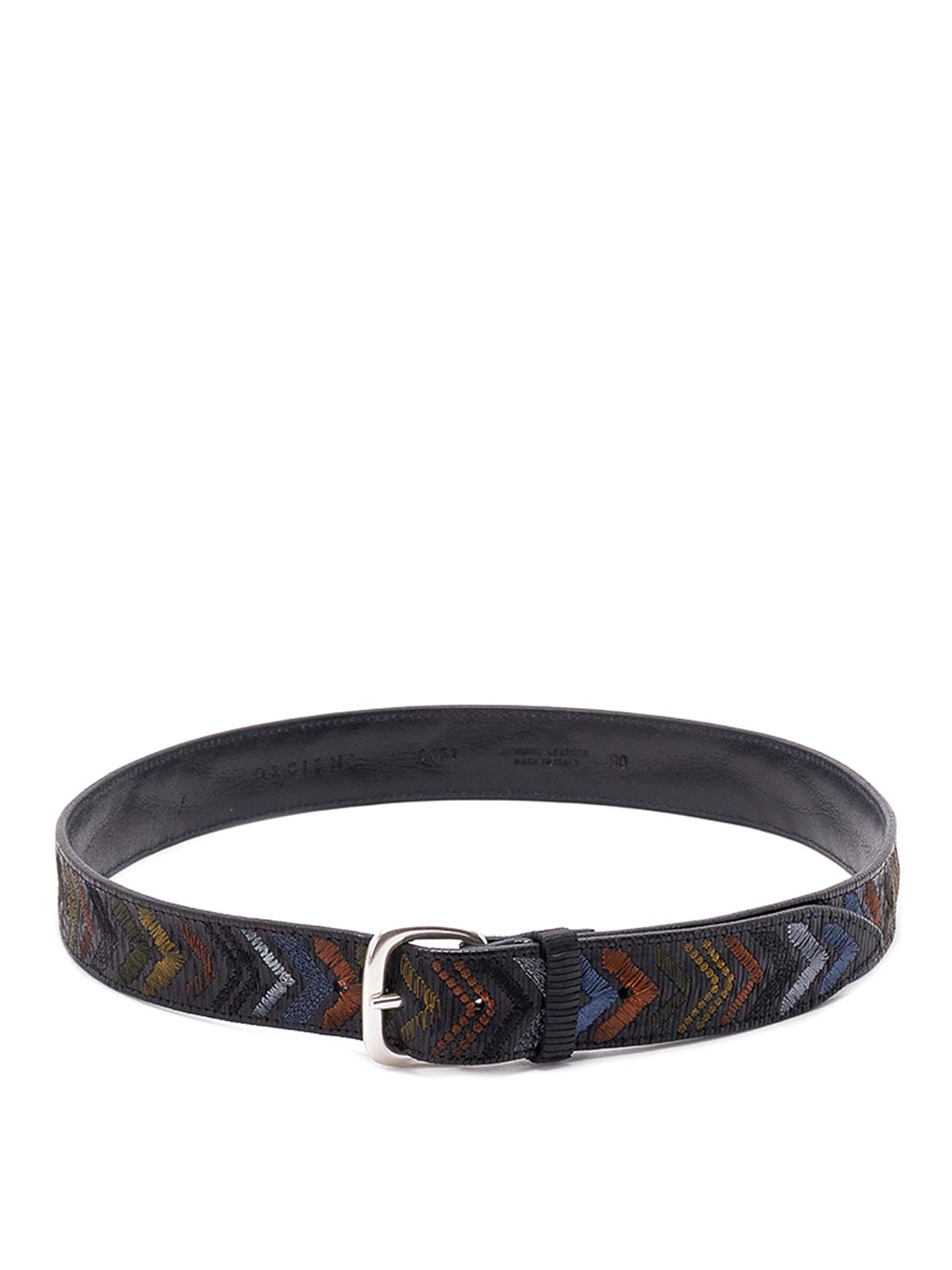 Orciani `blade Peak` Belt In Brown