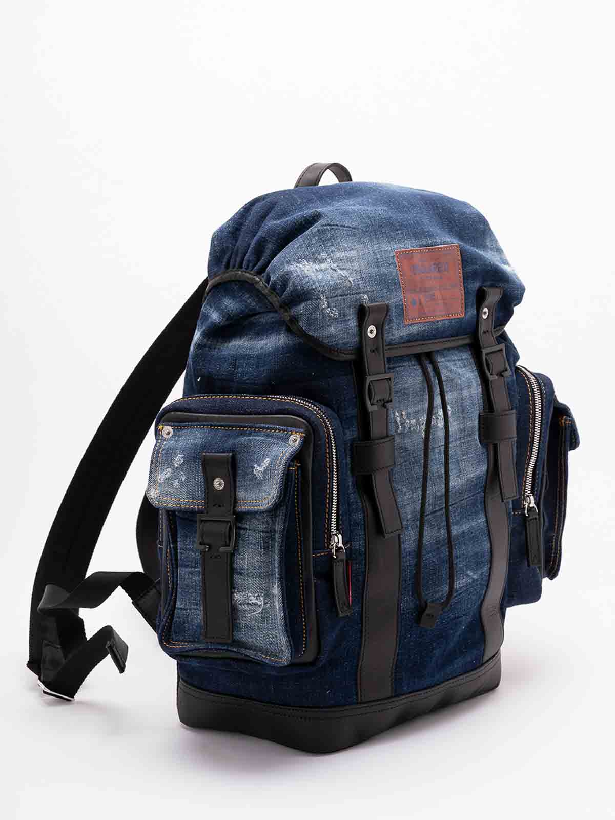 Dsquared2 Backpack In Blue
