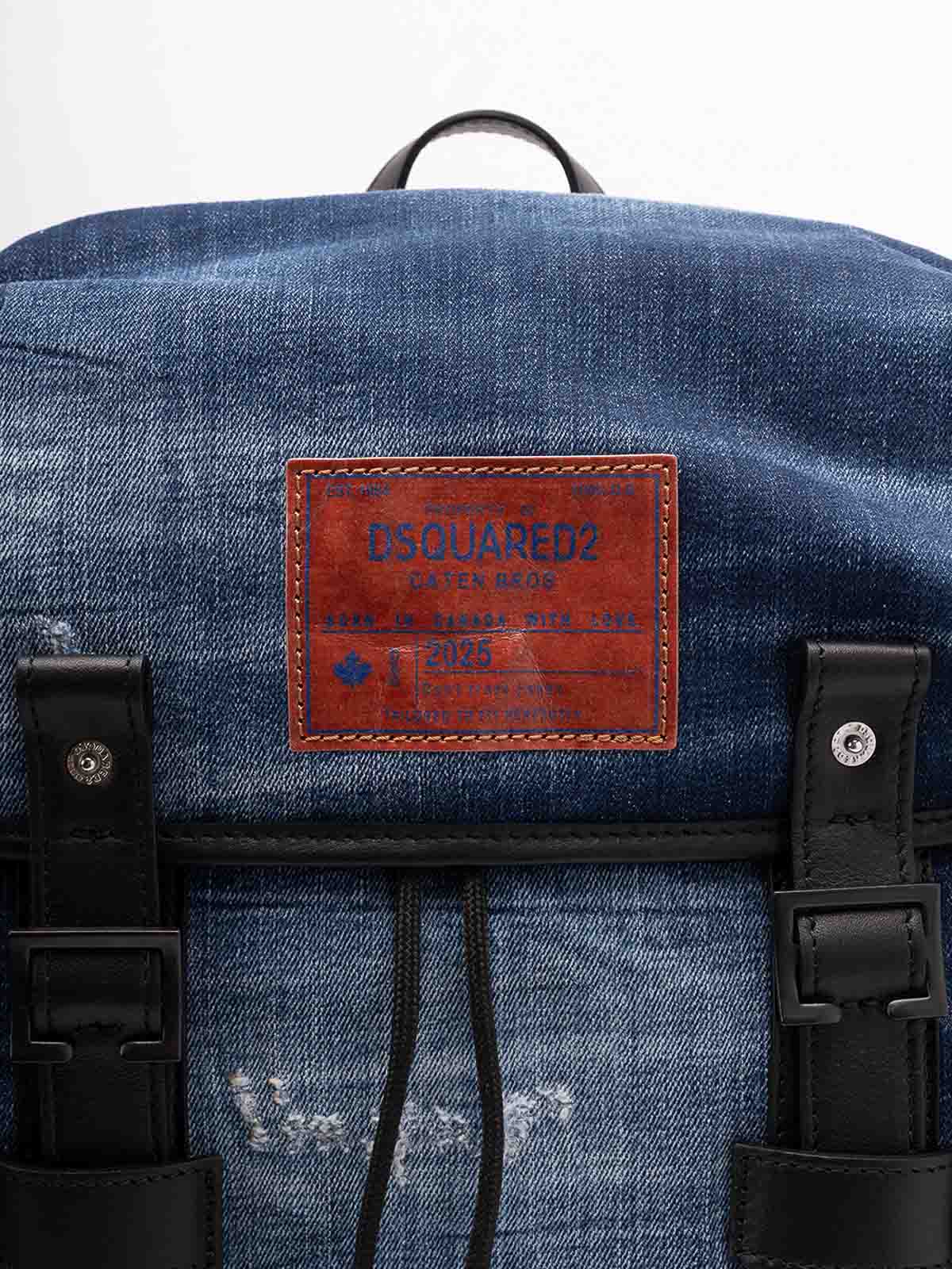 Dsquared2 Backpack In Blue
