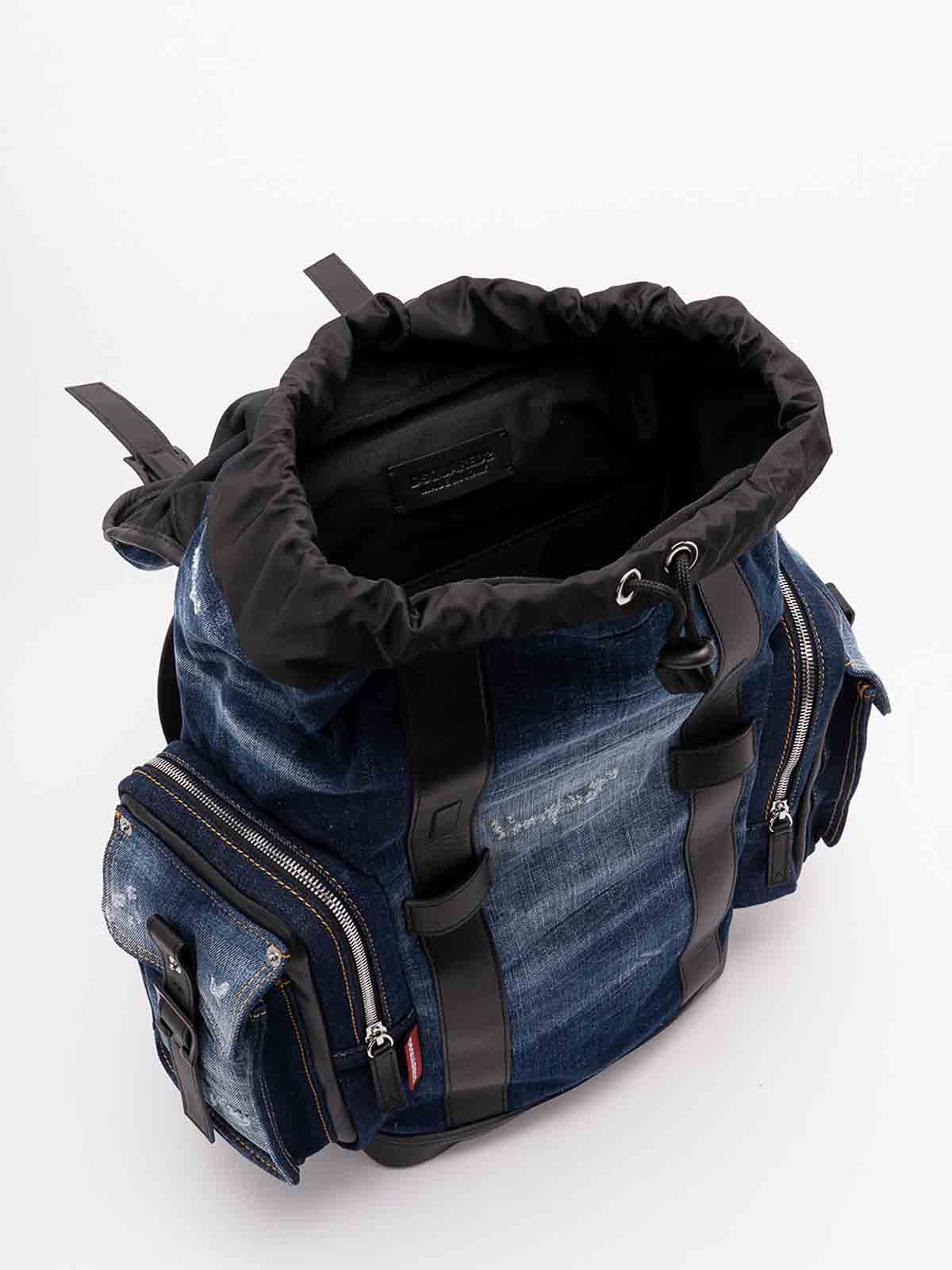 Dsquared2 Backpack In Blue
