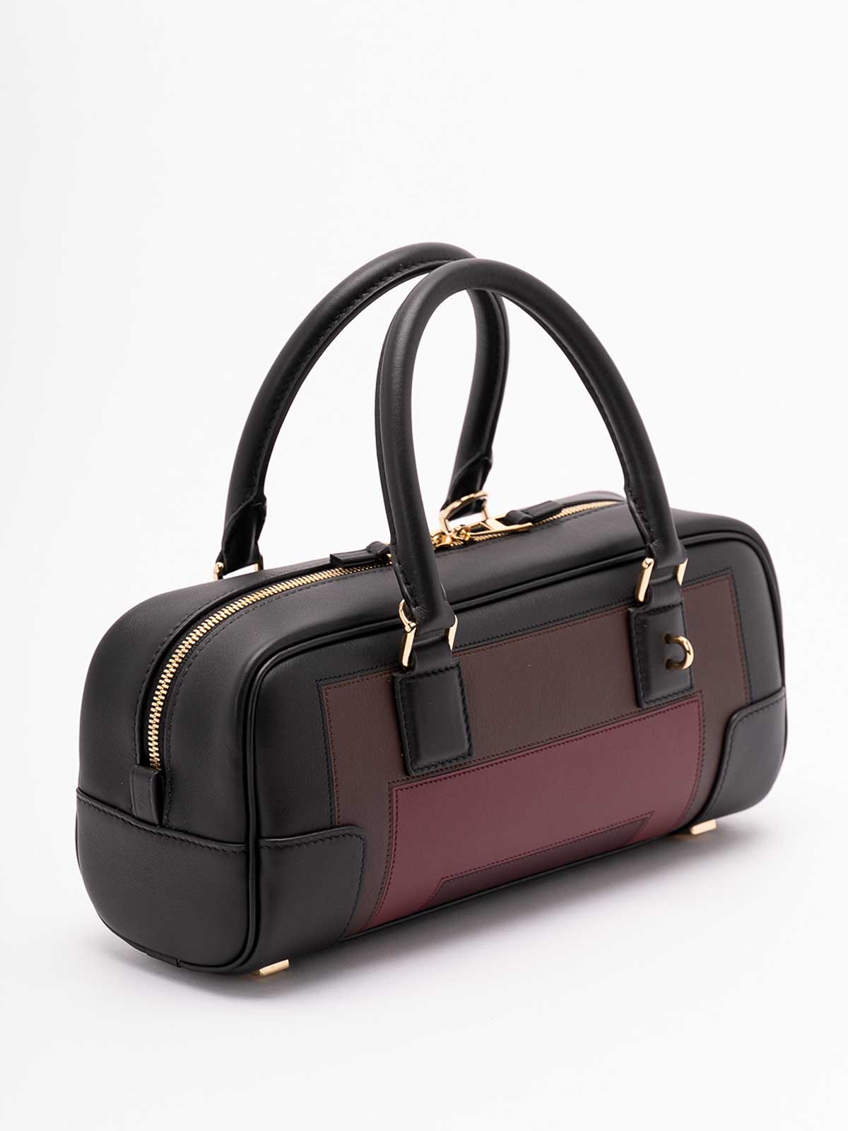 Loewe `amazona 23 Cropped Square` Bag In Black