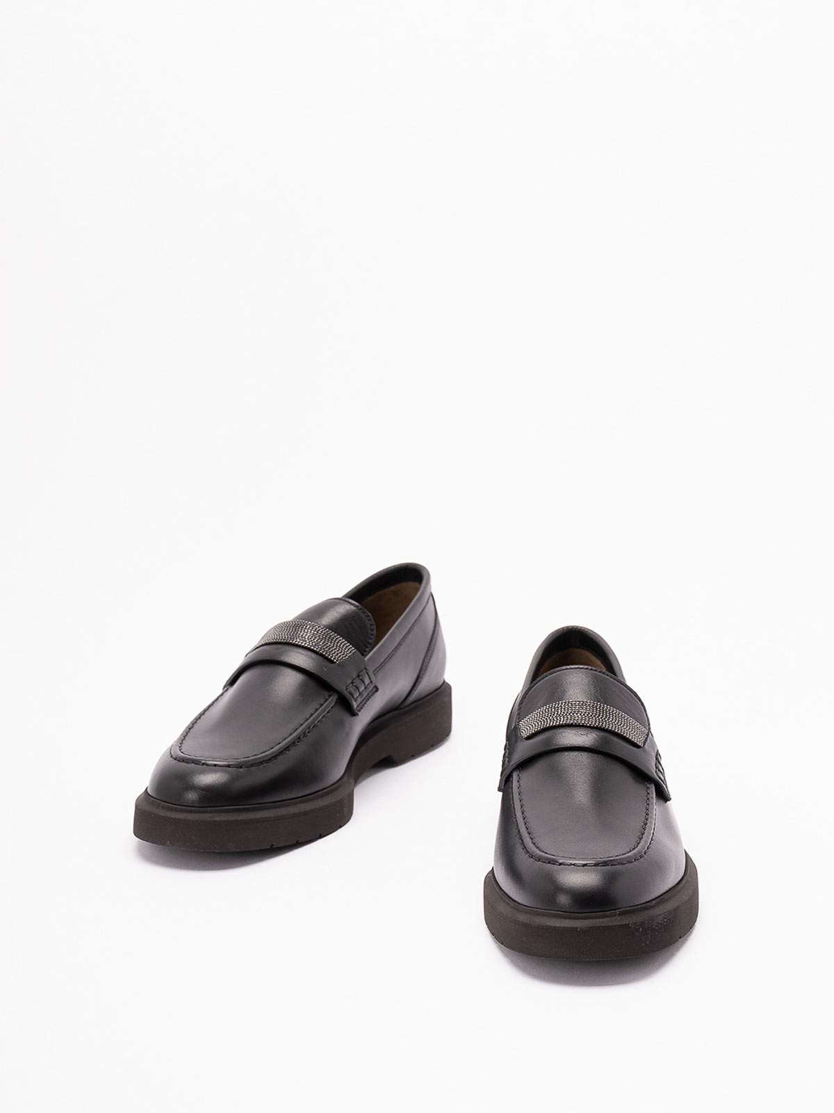 Brunello Cucinelli Loafers In Black