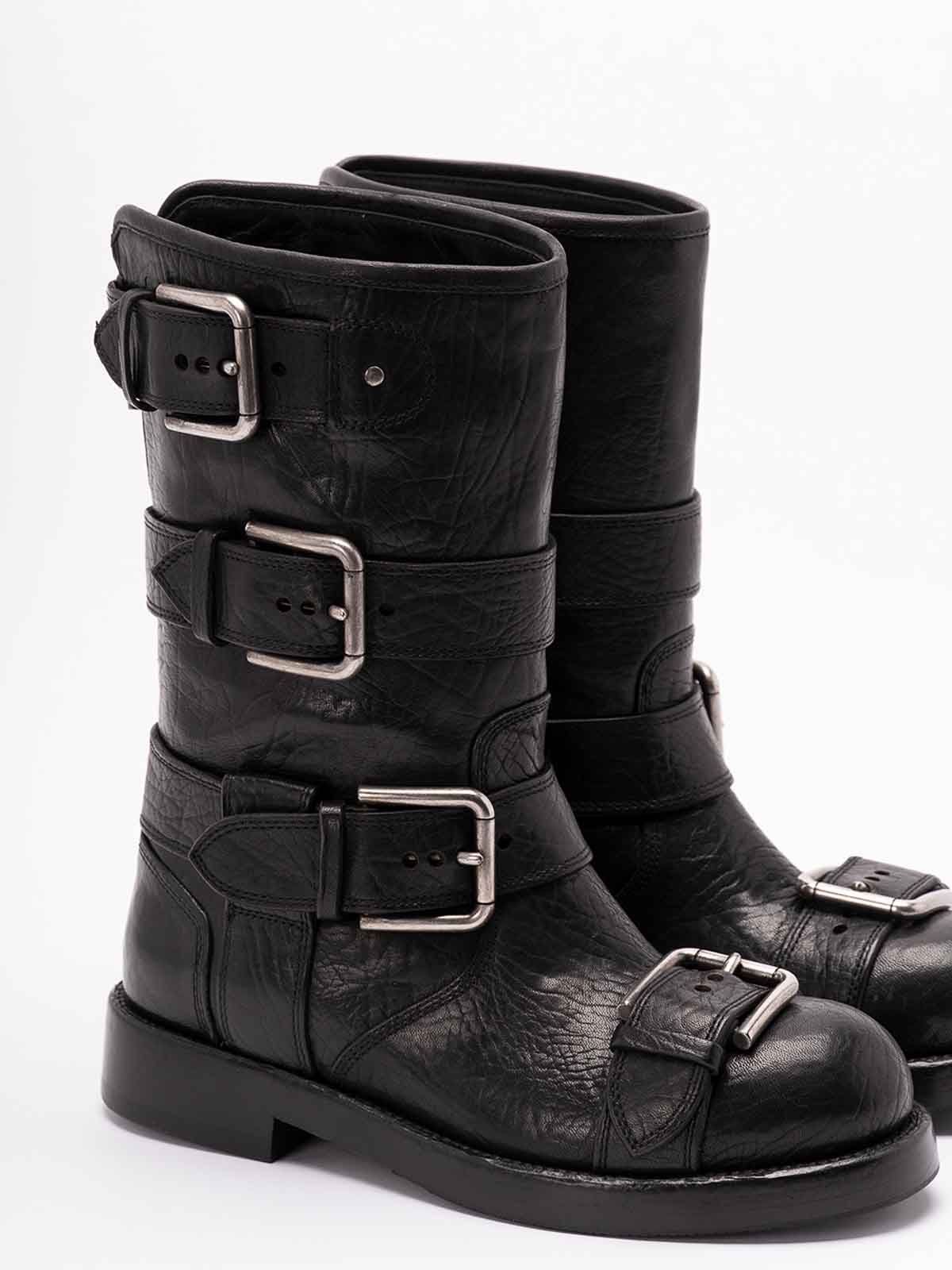 Dolce & Gabbana Ankle Boots In Black