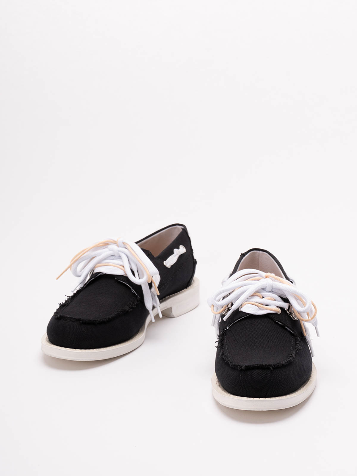 Dsquared2 Boat Shoes In Black
