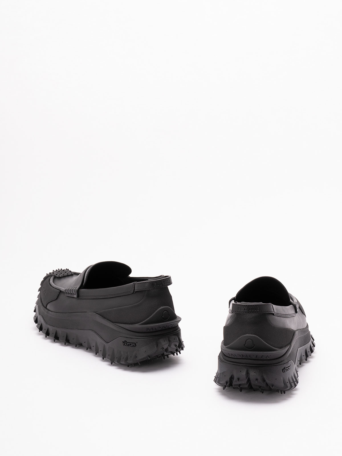 Moncler Men Trailgrip Loafer Sneakers In Black
