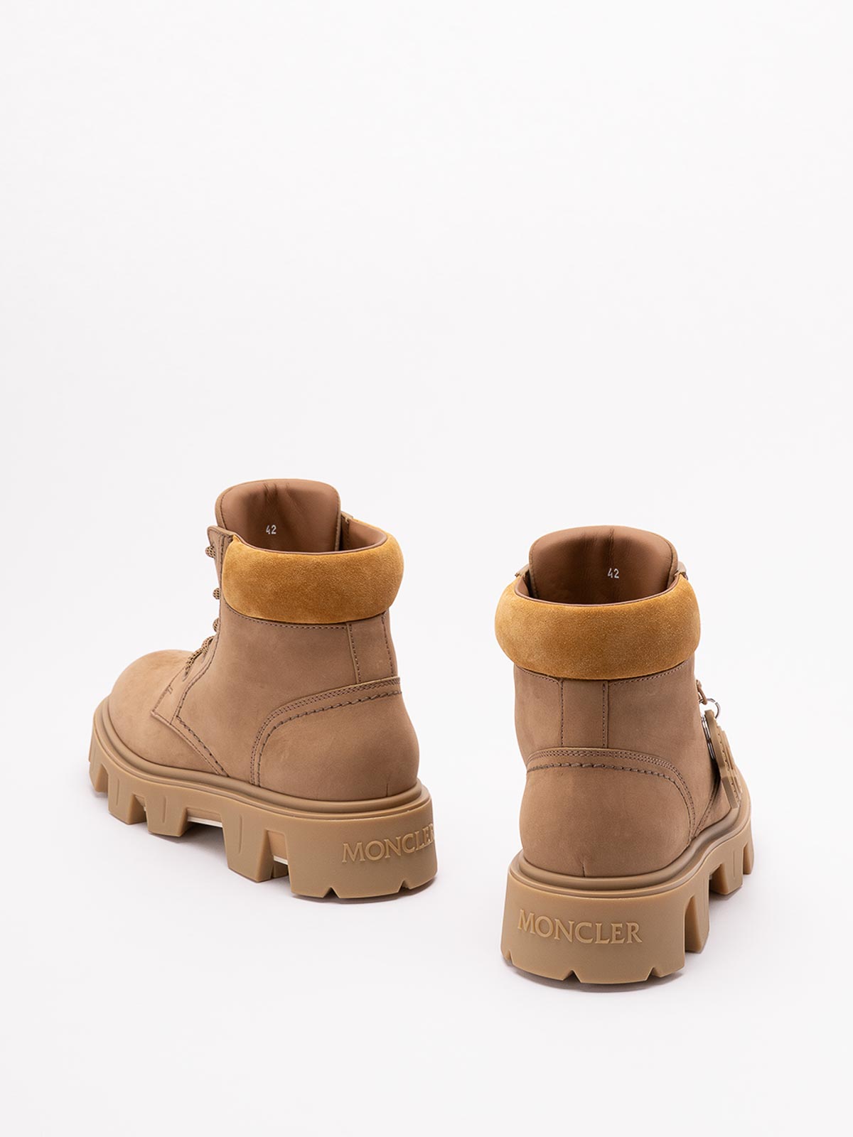 Moncler `peak City` Ankle Boots In Multi