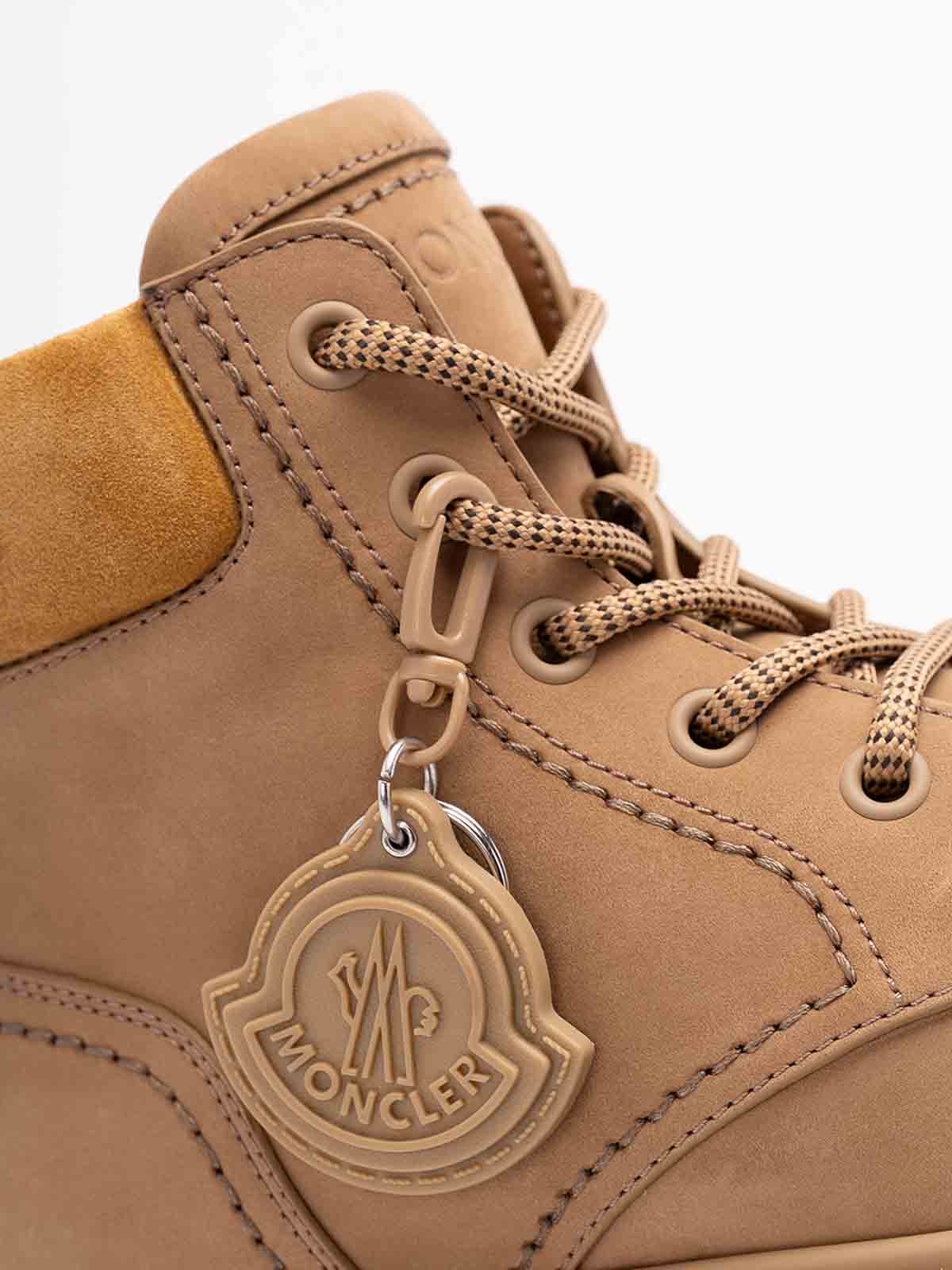 Moncler `peak City` Ankle Boots In Multi