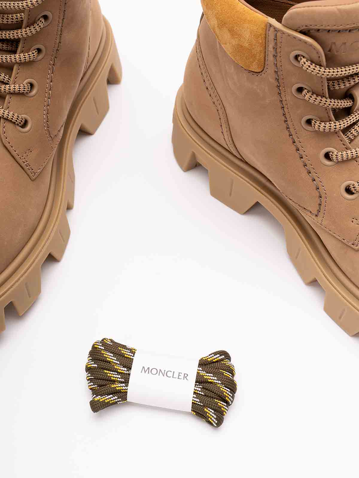 Moncler `peak City` Ankle Boots In Multi