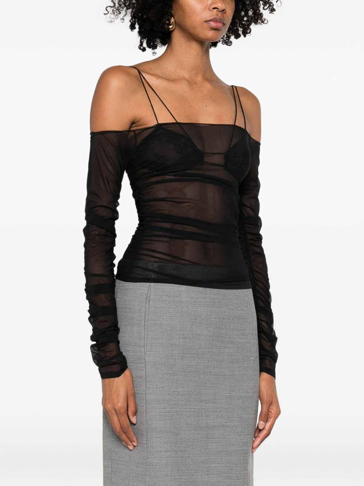 Amazuìn Top - Negro In Black