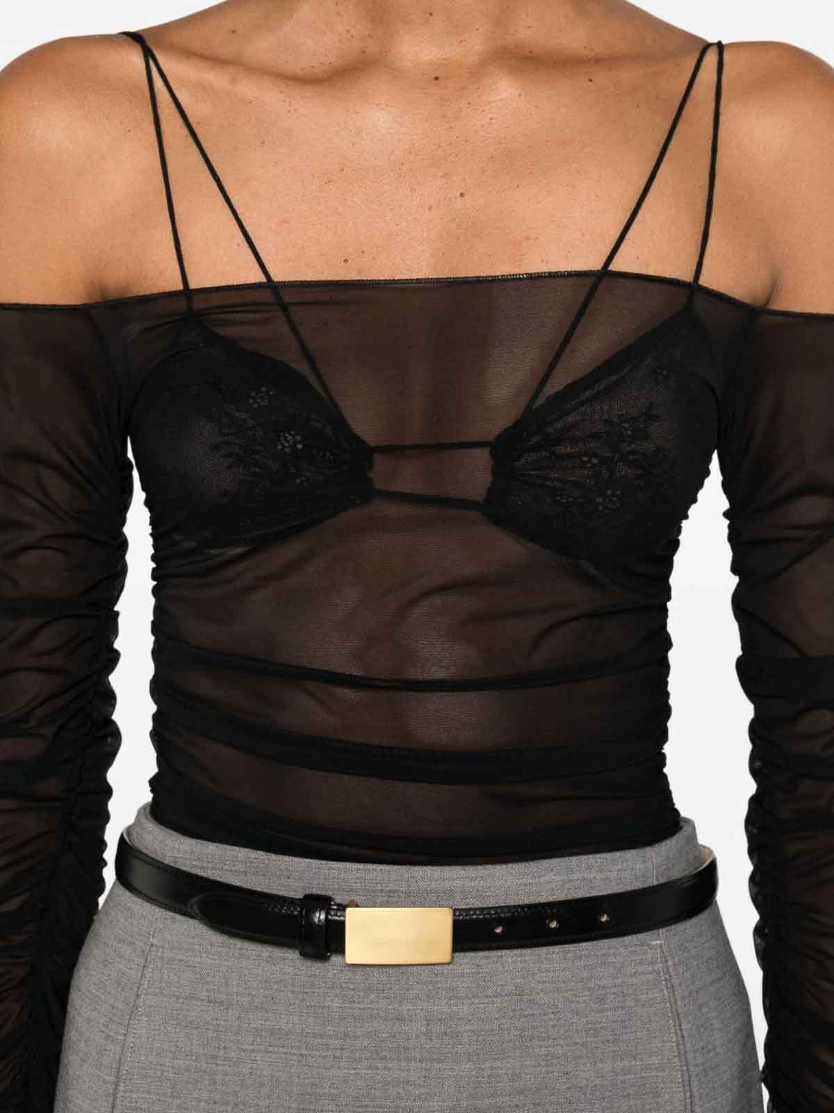 Amazuìn Top - Negro In Black
