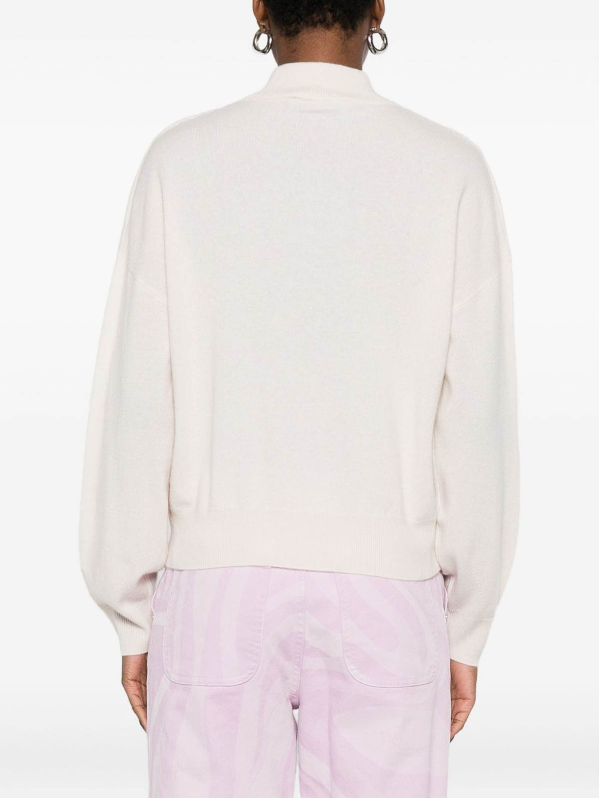 Blugirl Beige Wool And Cashmere Blend Sweater In Neutral