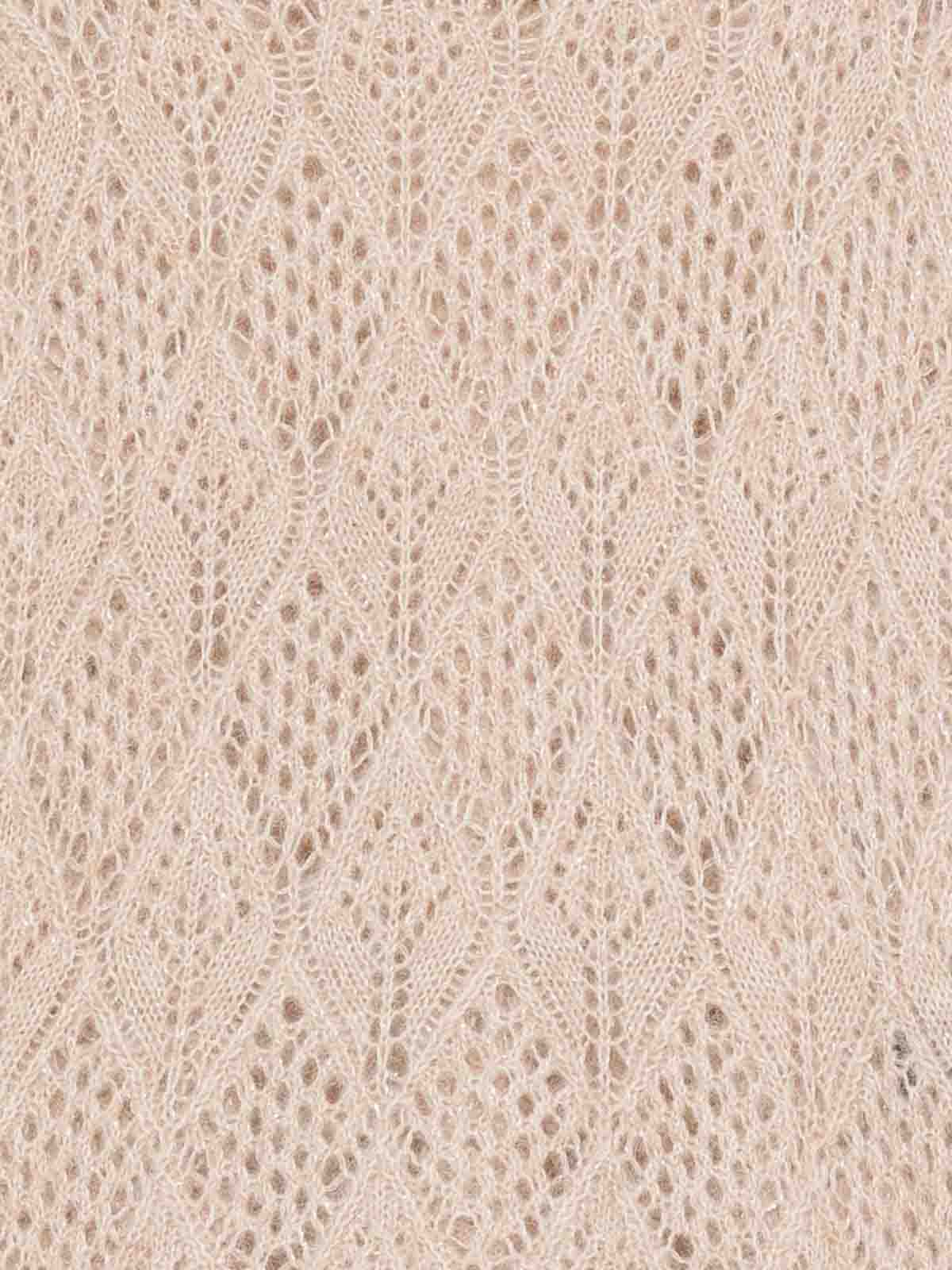 D Exterior Soft Knit Sweater In Classic Beige Tone In Multi