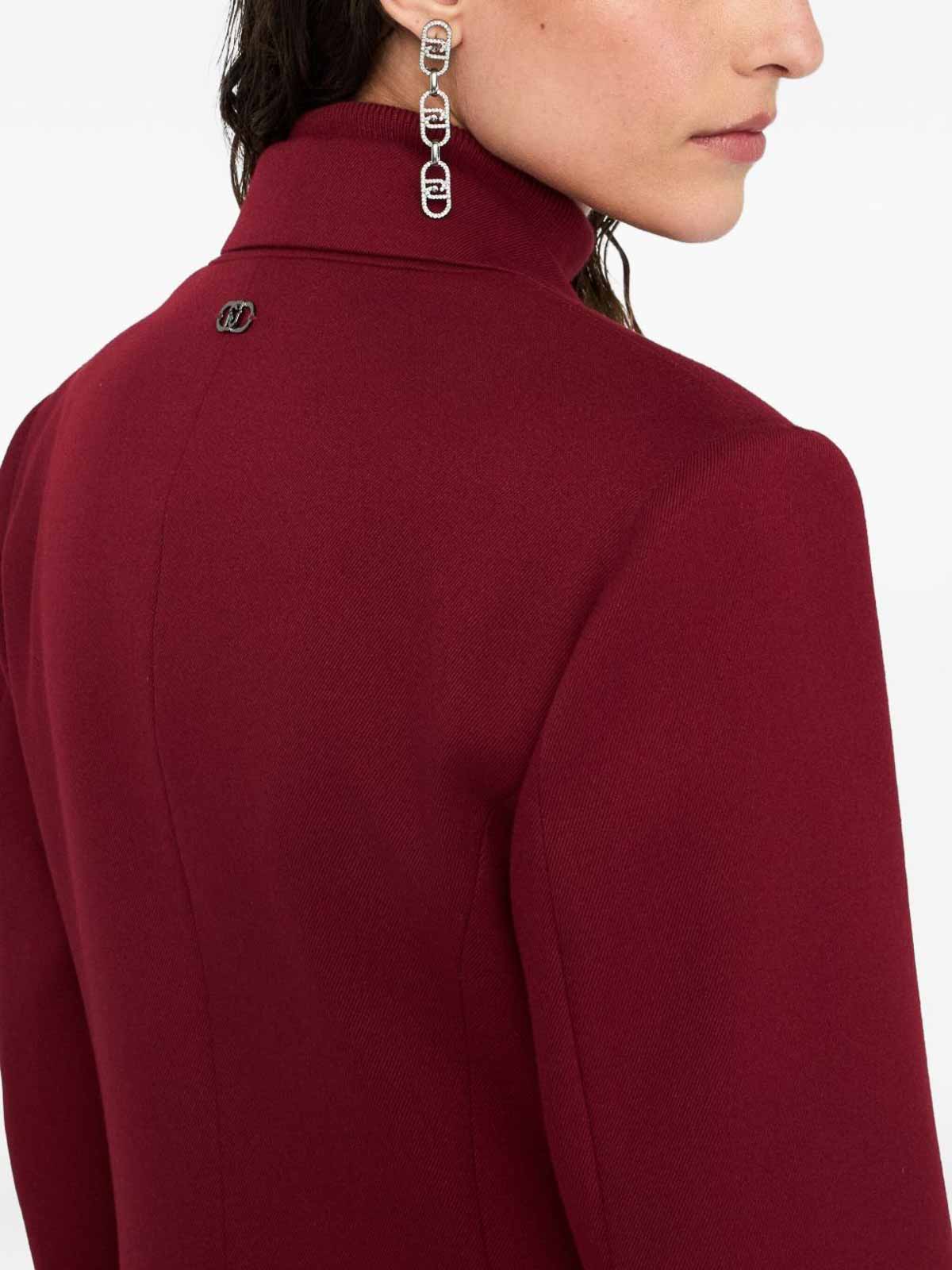 Liu •jo Gemstone-embellished Two-button Blazer In Gray