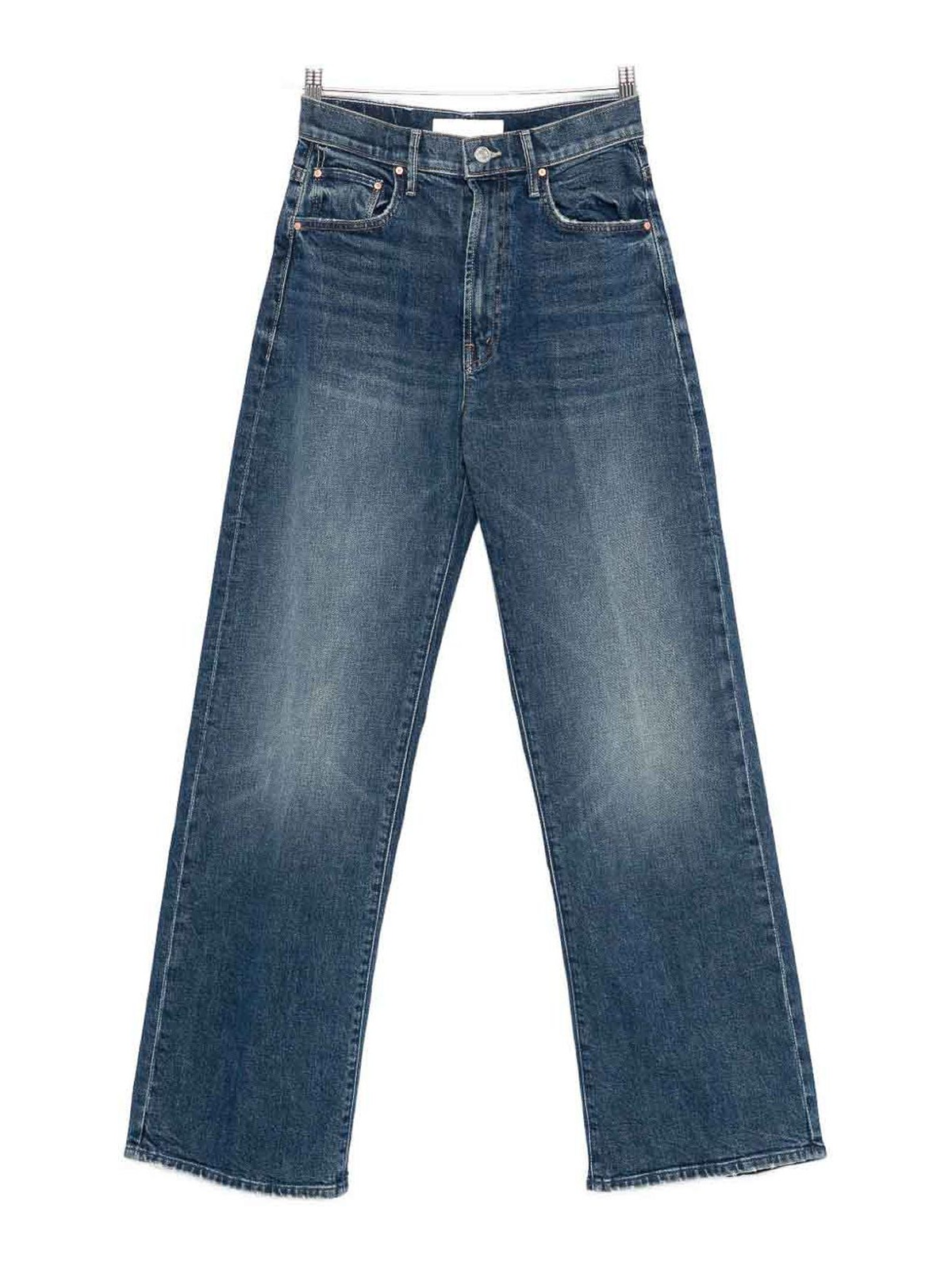 Mother Belt Loop Jeans In Blue