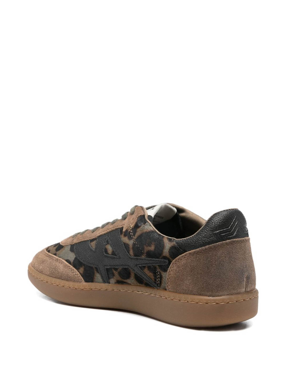 Ash Sunset Sneakers In Beige Suede And Leather In Brown