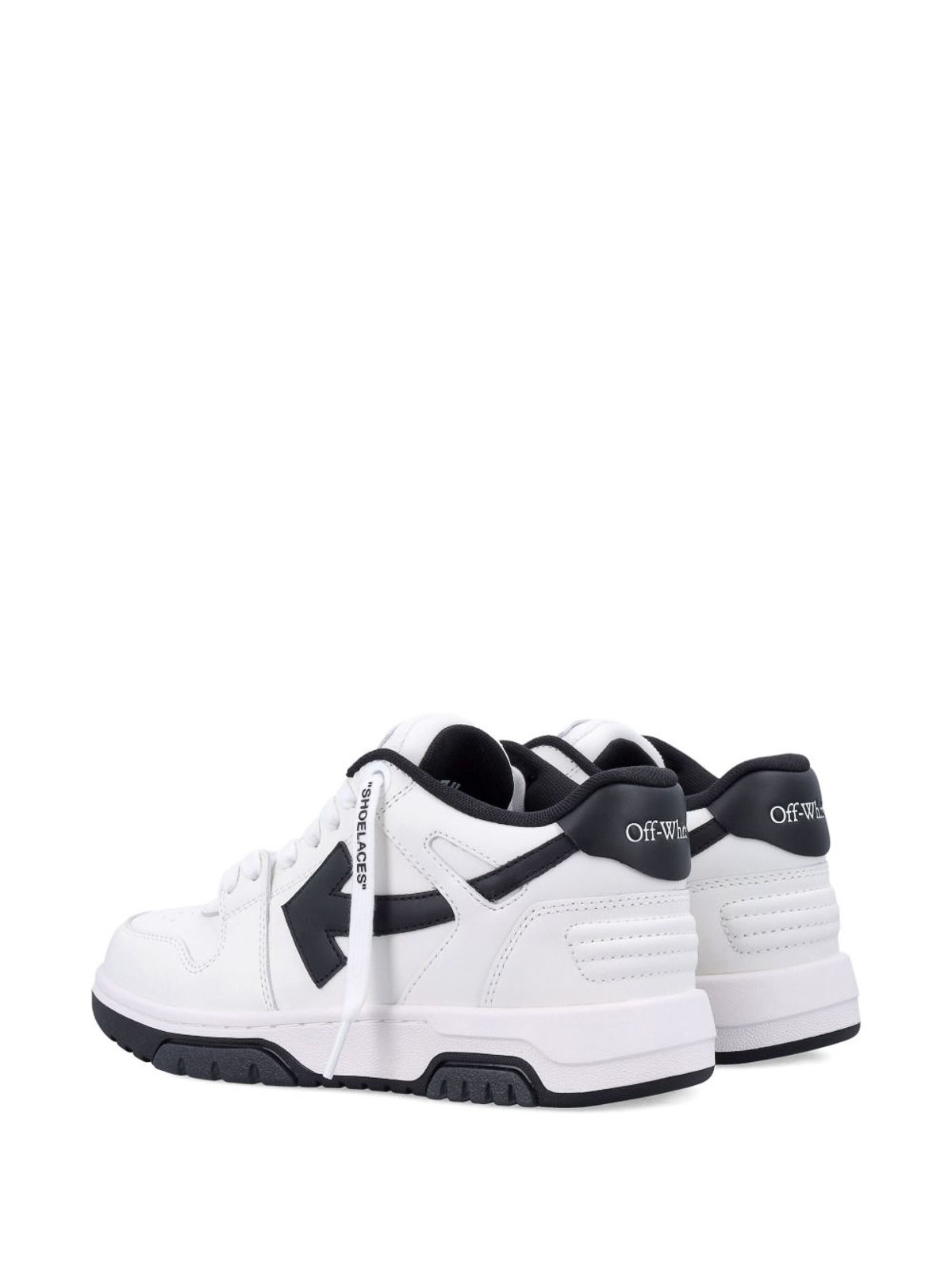 Off-white Low-top Sneakers With Contrast Accents In Multi
