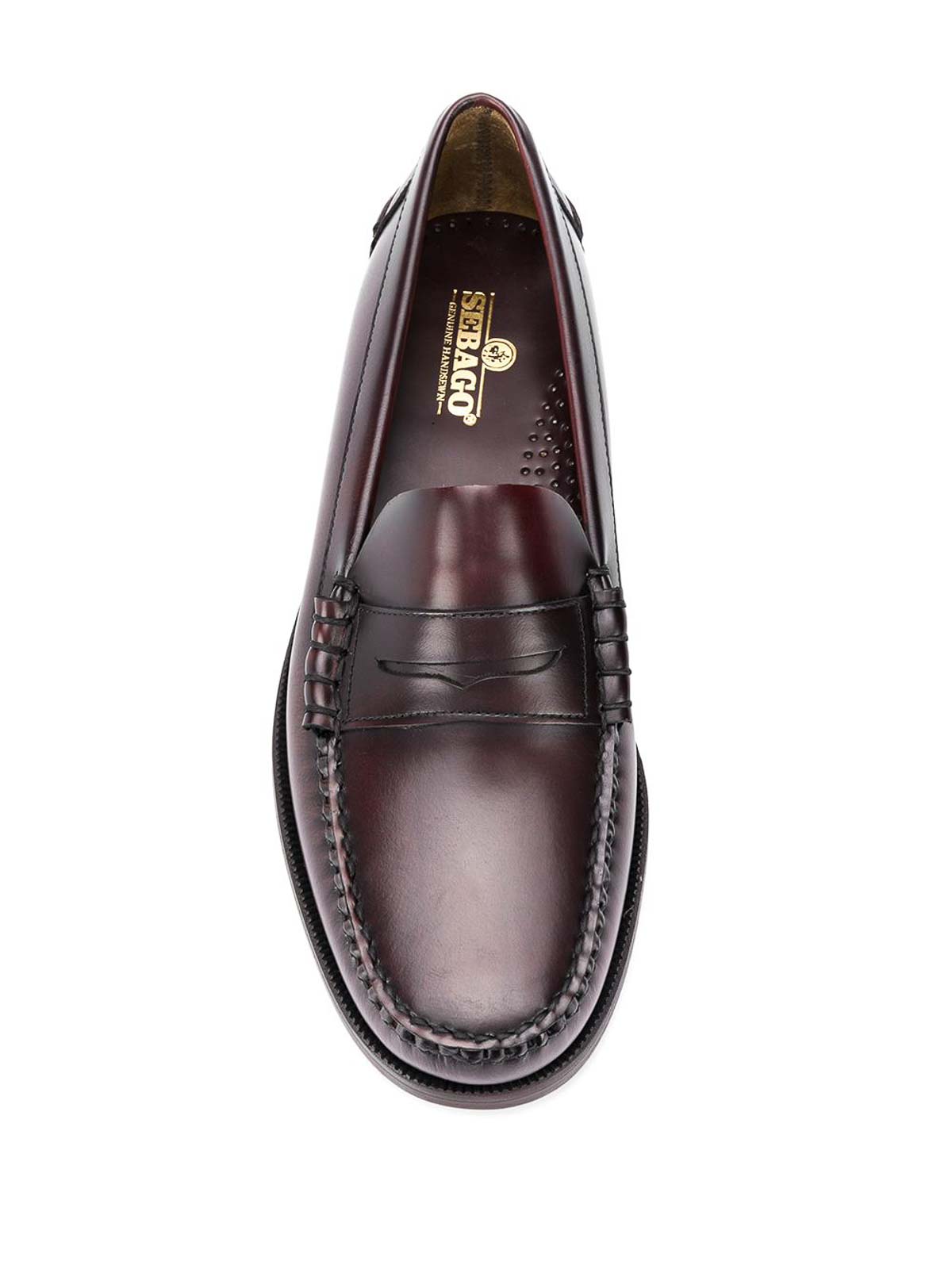 Sebago Brown Leather Loafers In Brown